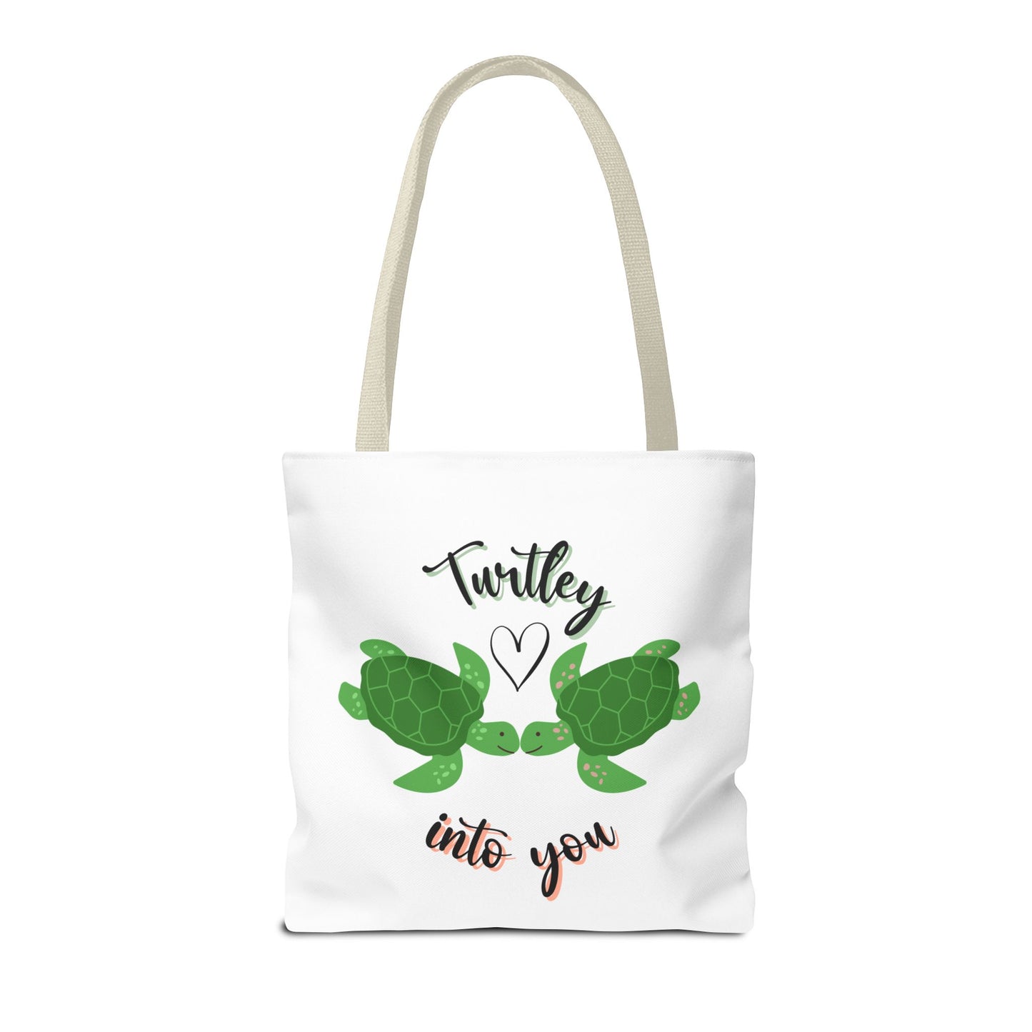 Unisex Cute Turtle Lover Turtley Into You Tote Bag