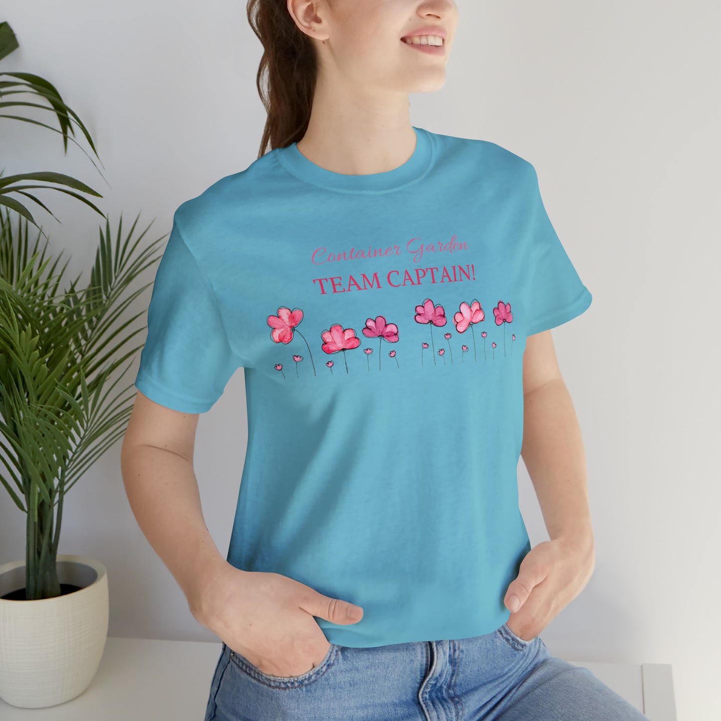 Unisex Gardening Shirt, Container Garden Team Captain T-Shirt