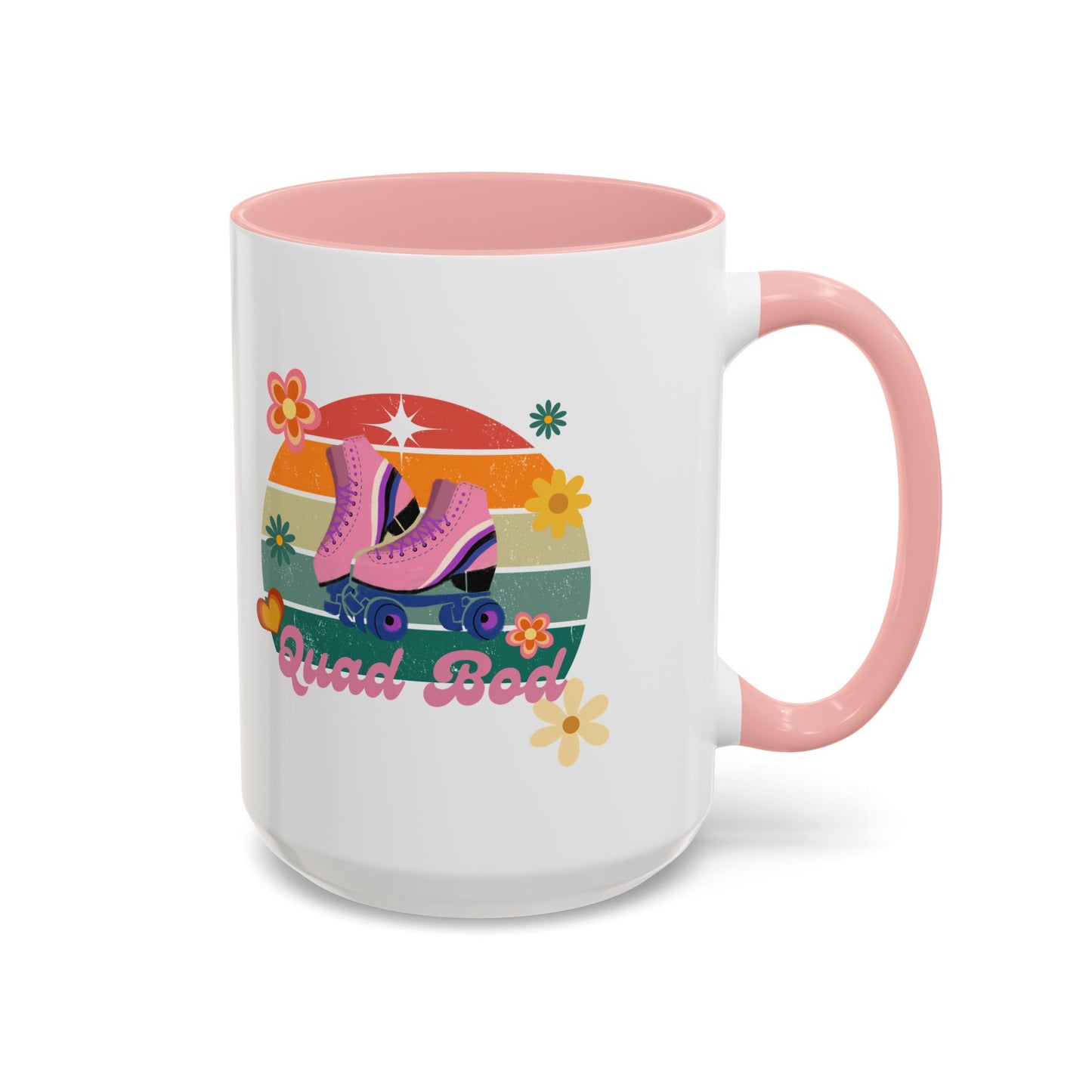 11oz/15oz Retro Vibes Roller Skate Quad Bod Coffee Mug