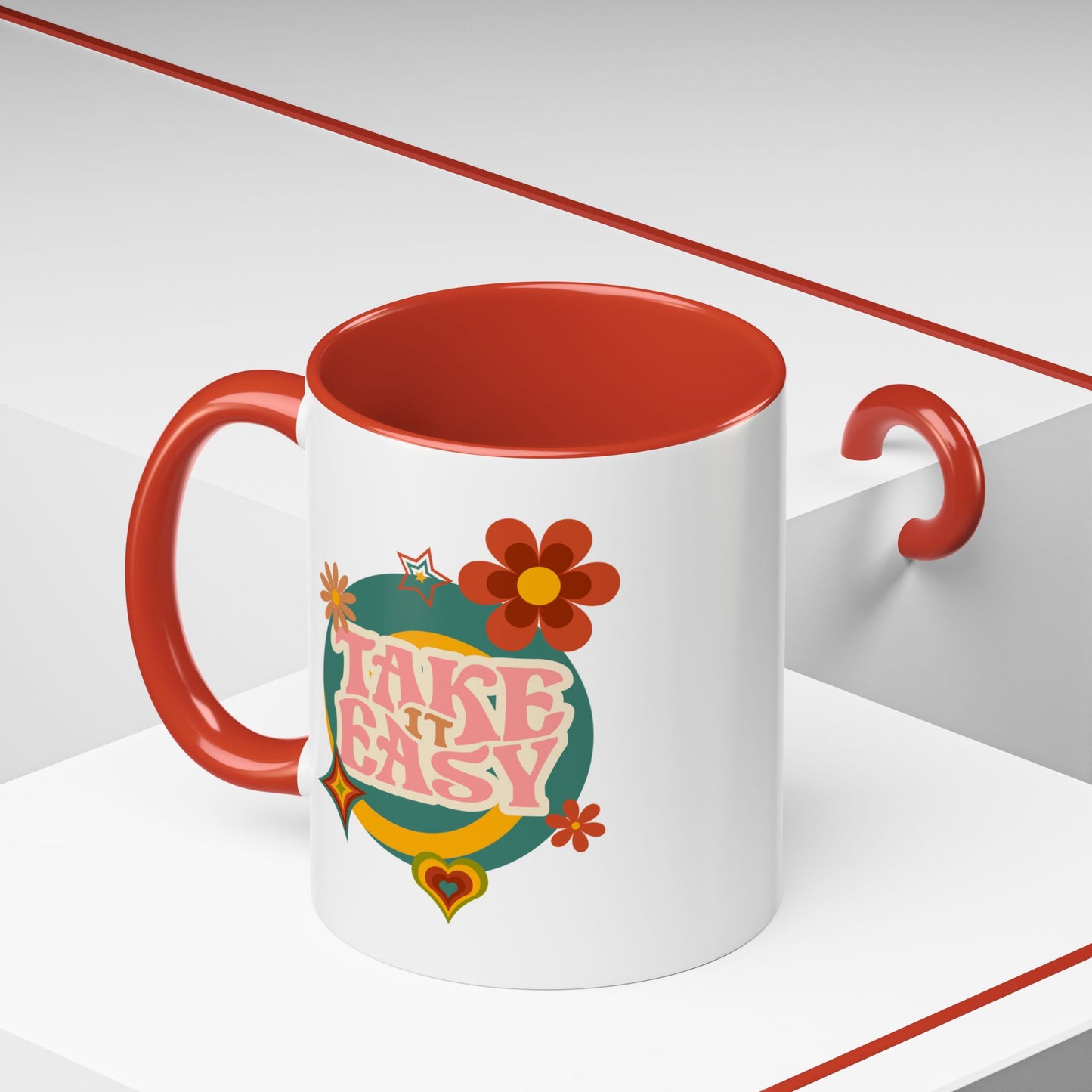 11oz/15oz Retro Vibes Take It Easy Coffee Mug