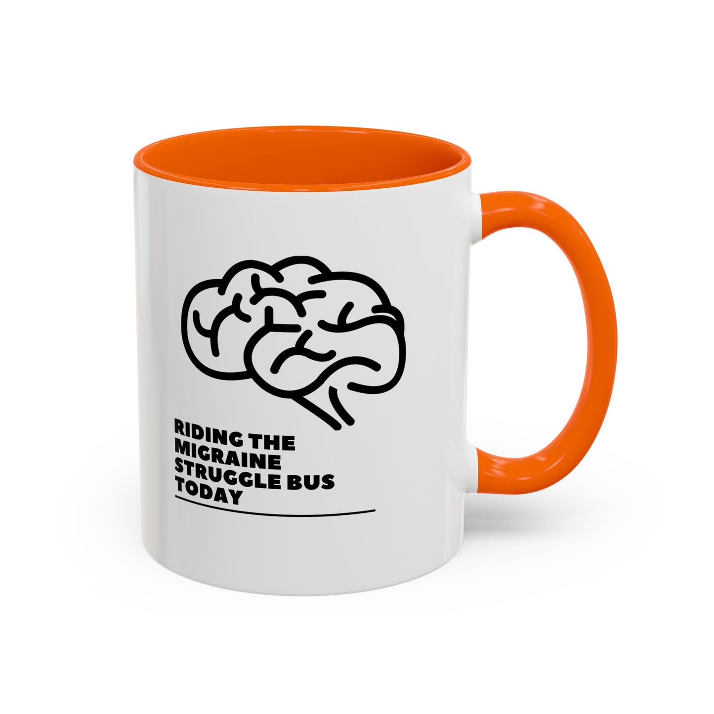 11oz/15oz Migraine Day Invisible Illness Warrior Riding The Migraine Struggle Bus Coffee Mug