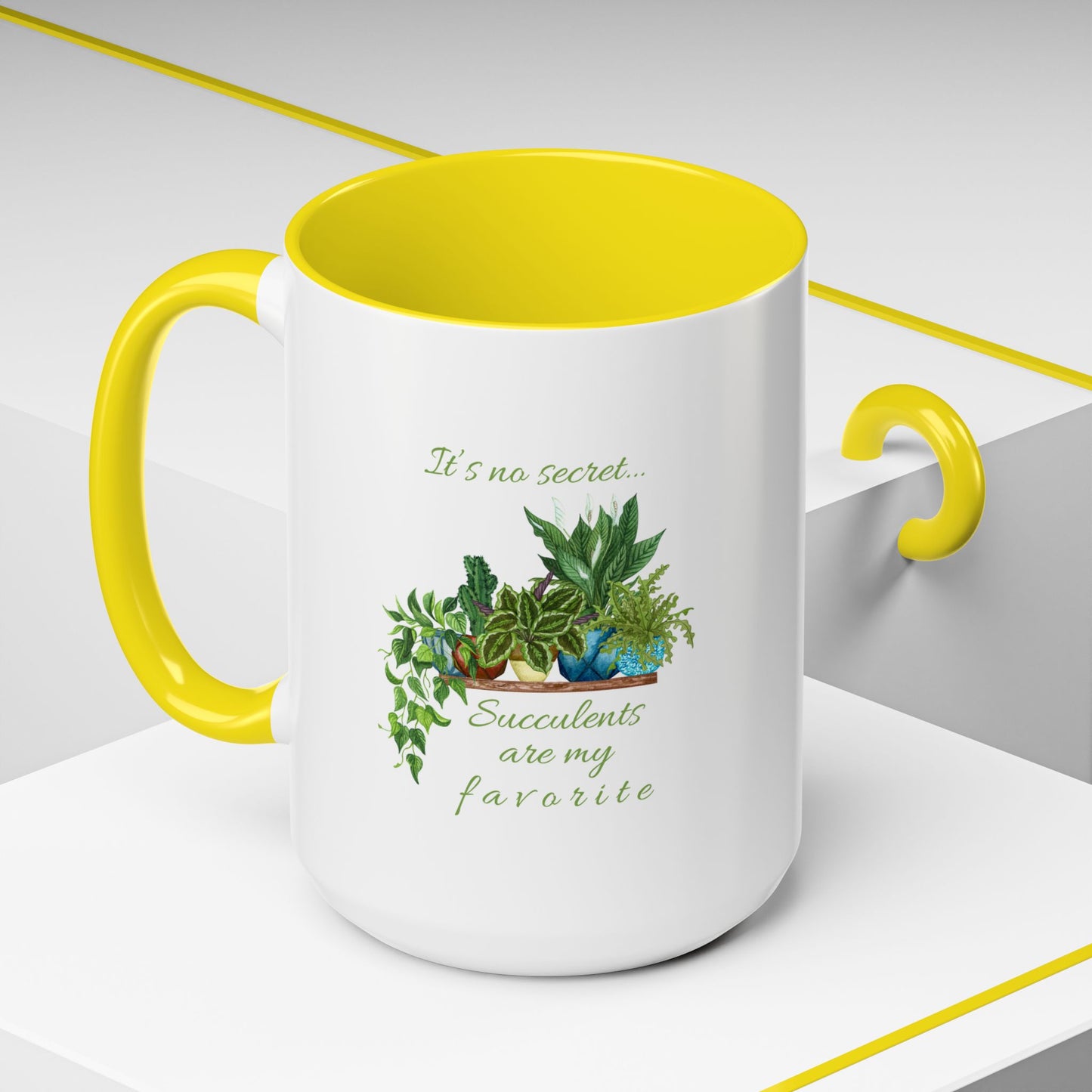 11oz/15oz Garden Themed Succulent Plant Parent Container Gardener Succulents Are My Favorite Coffee Mug
