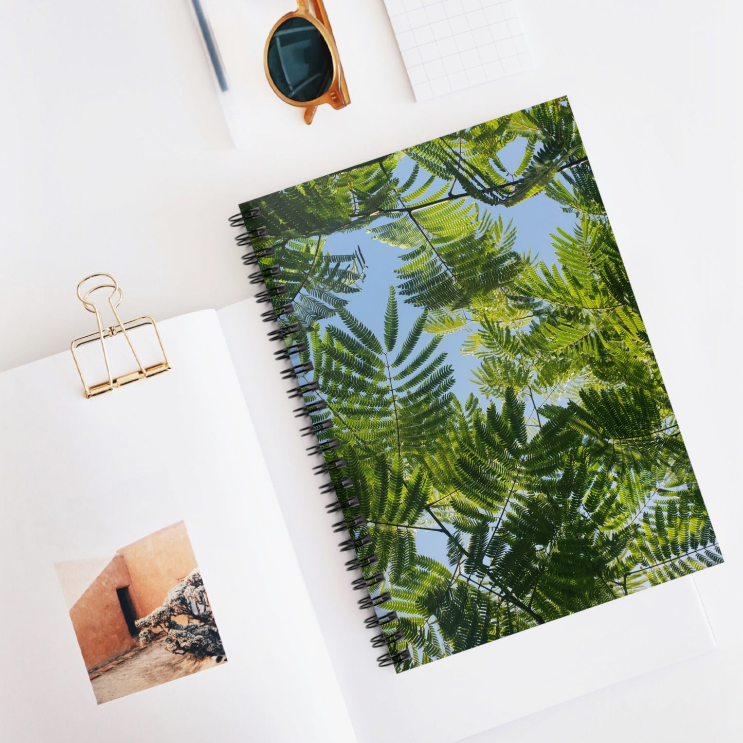 Spiral Notebook - Original Print Silk Canopy - EDC 118 pages