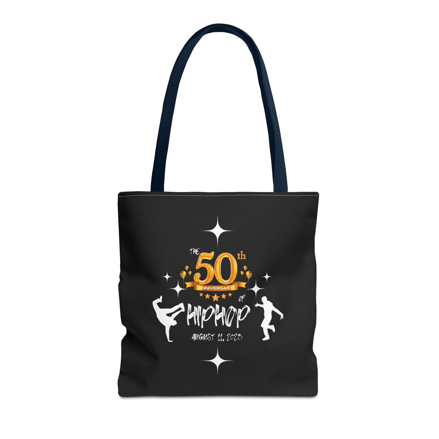Unisex 50th Anniversary of HipHop August 11, 2023 Commemorative Tote Bag HipHop Anniversary Tote Music Fan Tote Bag Gift For DJ Music Lover