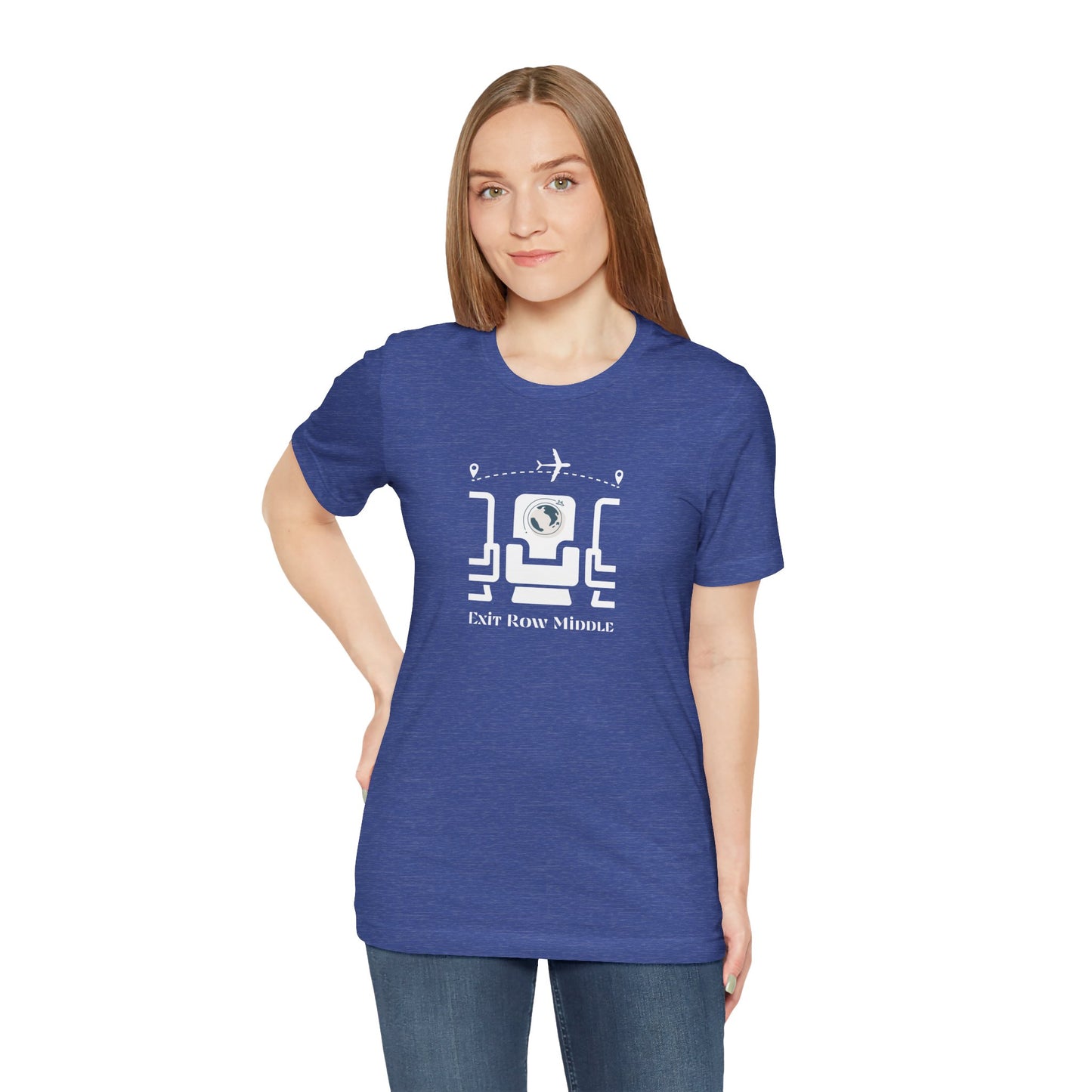 Unisex Jersey Short Sleeve Exit Row Middle Travel T-Shirt