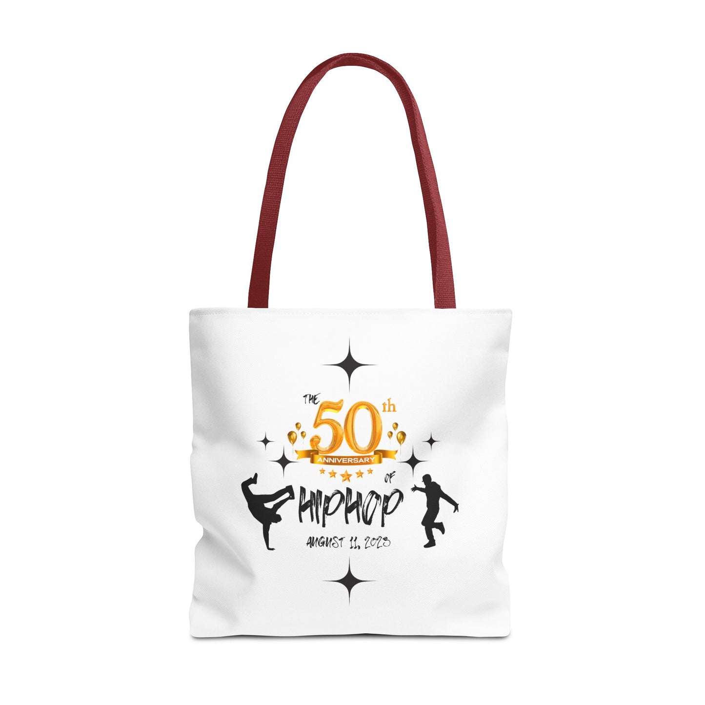 Unisex 50th Anniversary of HipHop August 11, 2023 Commemorative Tote Bag HipHop Anniversary Tote Music Fan Tote Bag Gift For DJ Music Lover