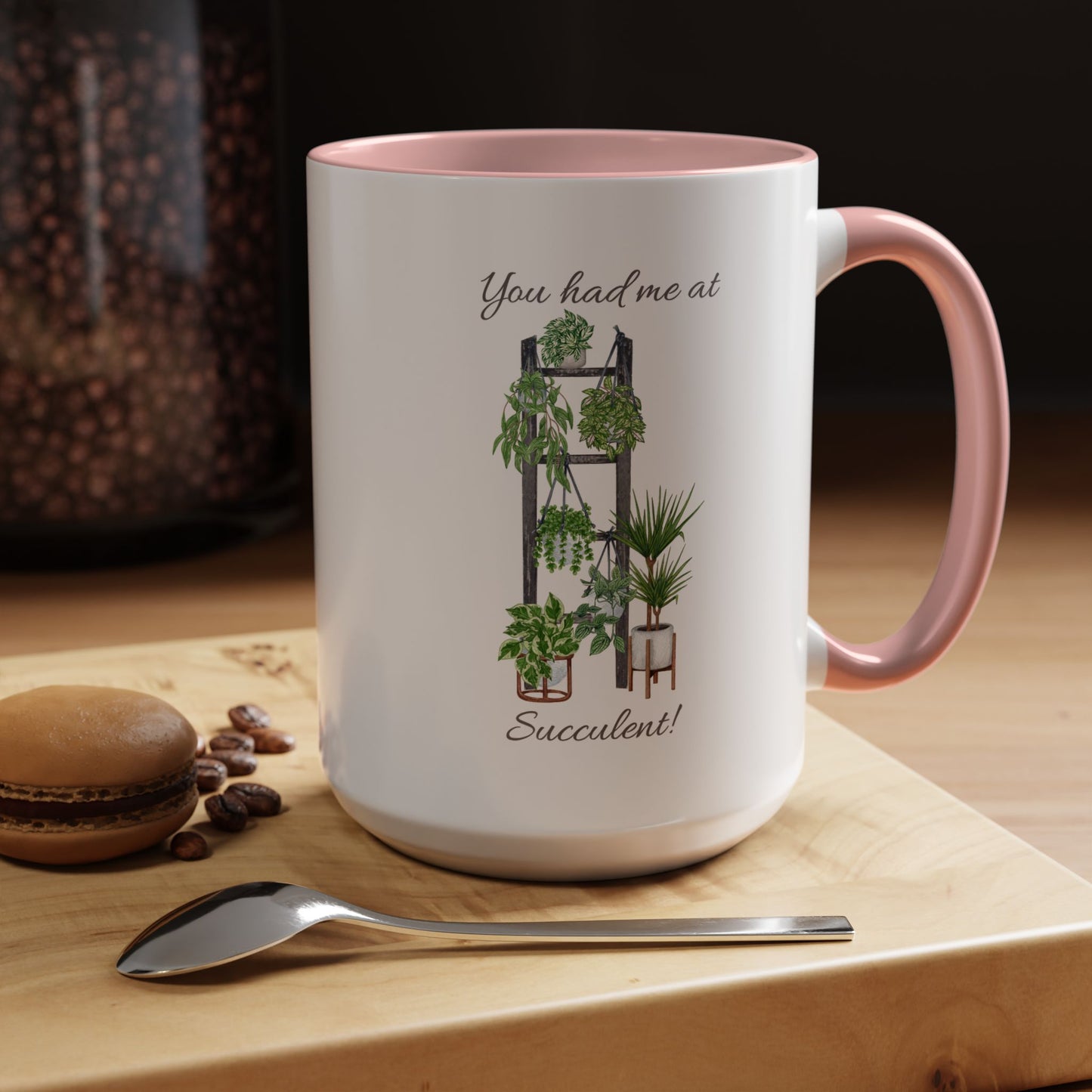 11oz/15oz Garden Themed Succulent Container Garden Plant Parent Coffee Mug