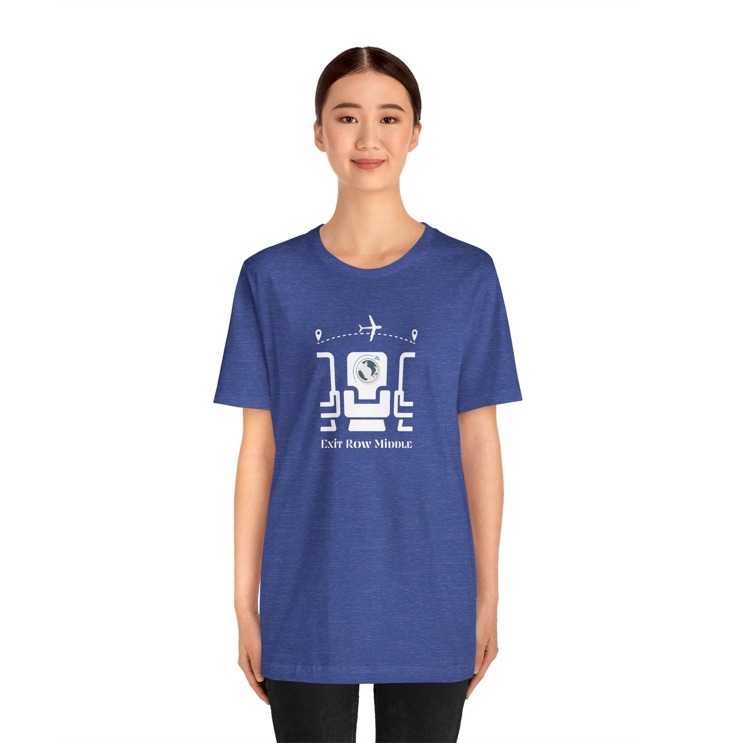 Unisex Jersey Short Sleeve Exit Row Middle Travel T-Shirt
