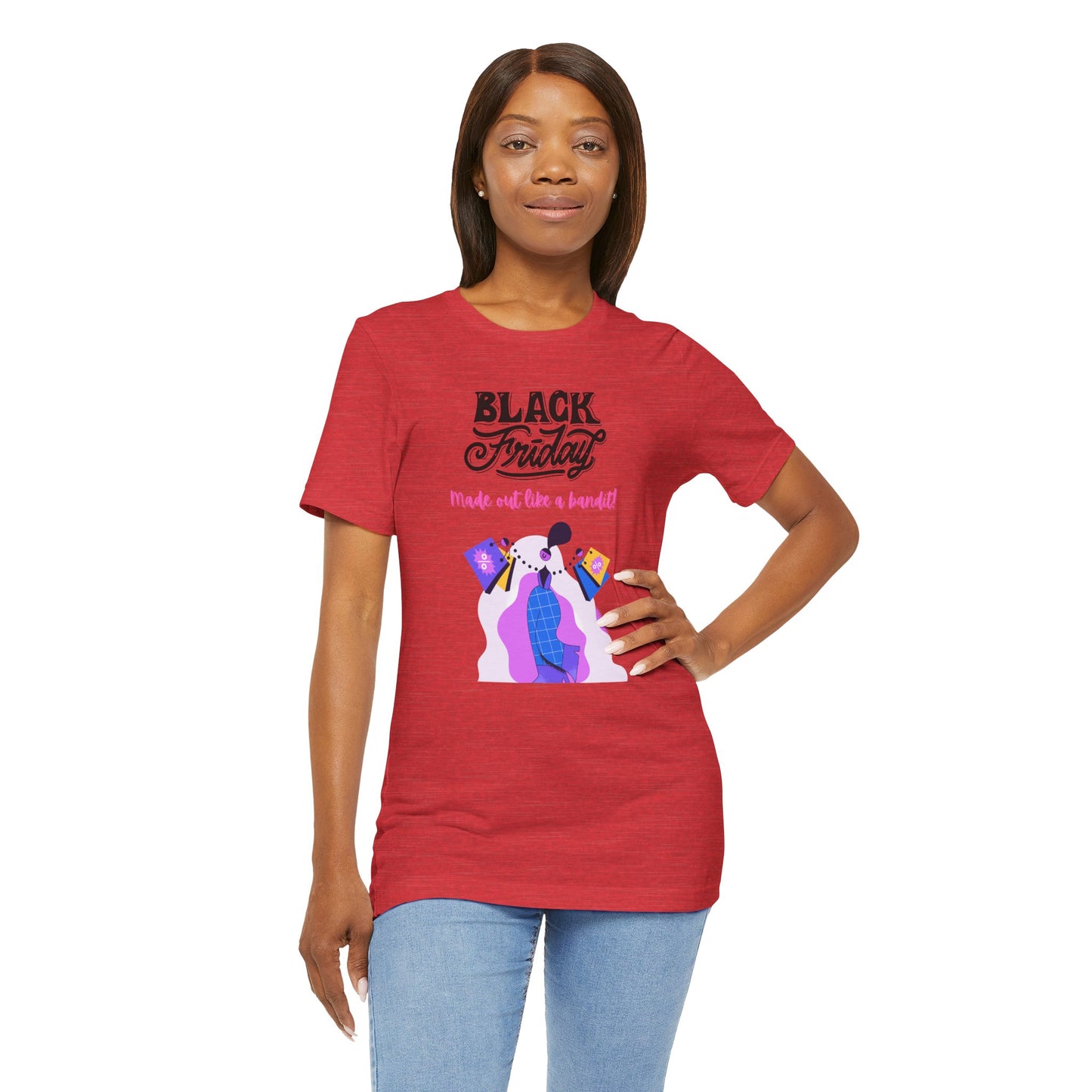 Unisex Jersey Short Sleeve Black Friday Sales T-Shirt