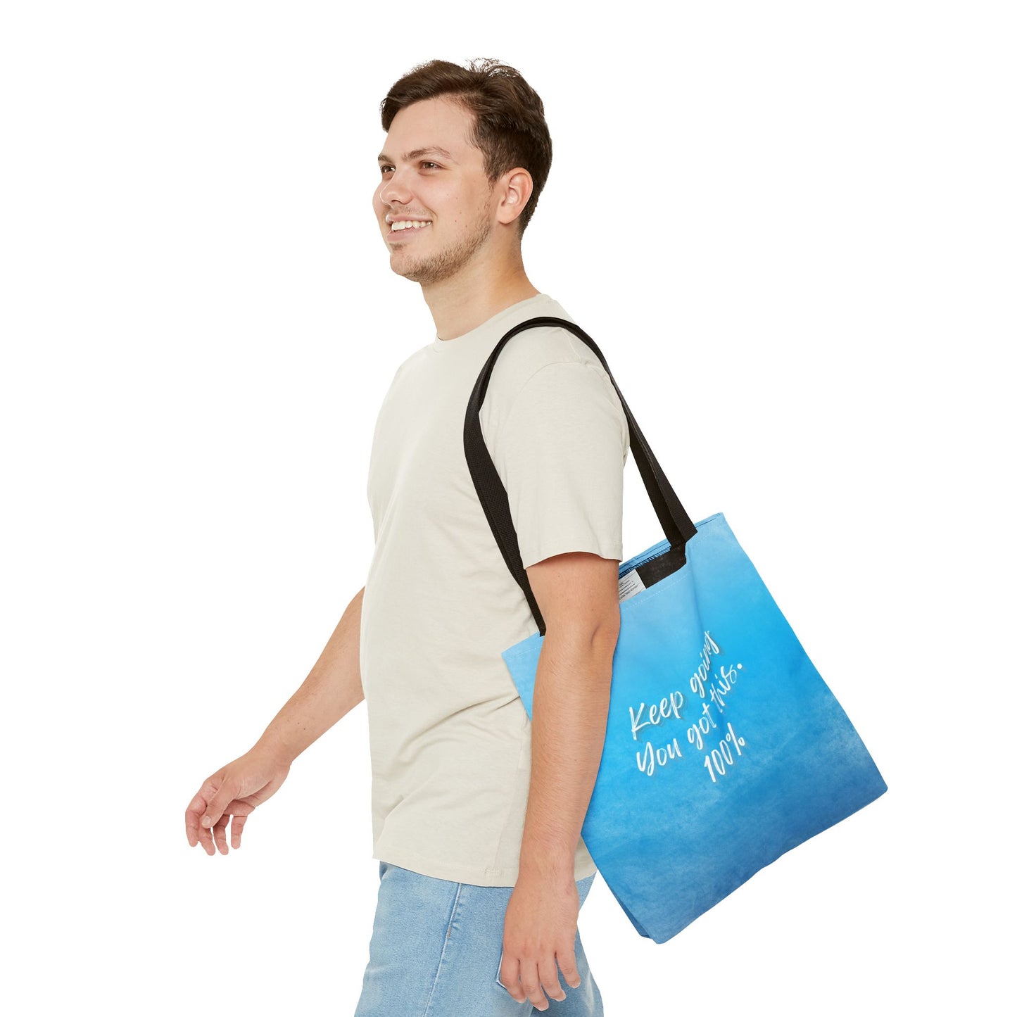 Unisex Motivational Tote Bag Words of Encouragement Mental Health Awareness Reusable Tote Bag
