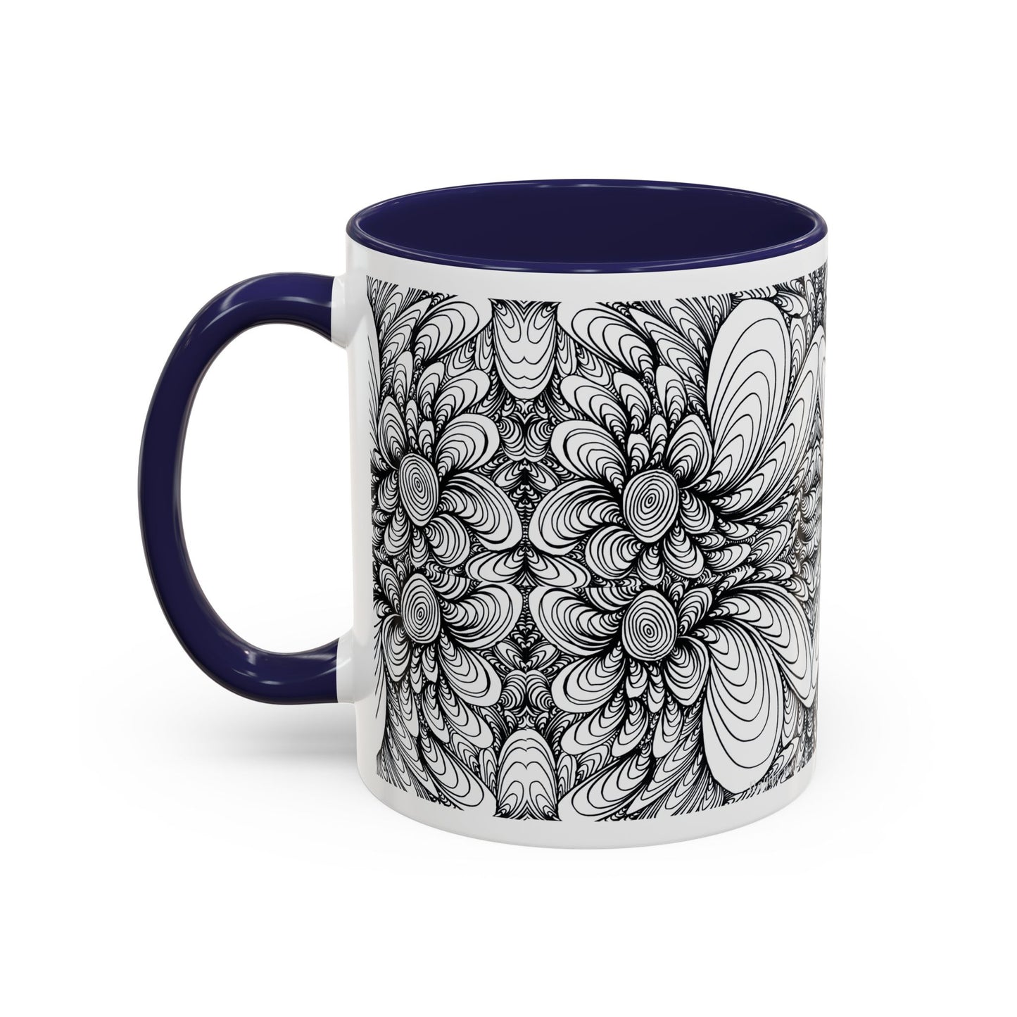 11oz/15oz Original Line Art Mug - Blooms