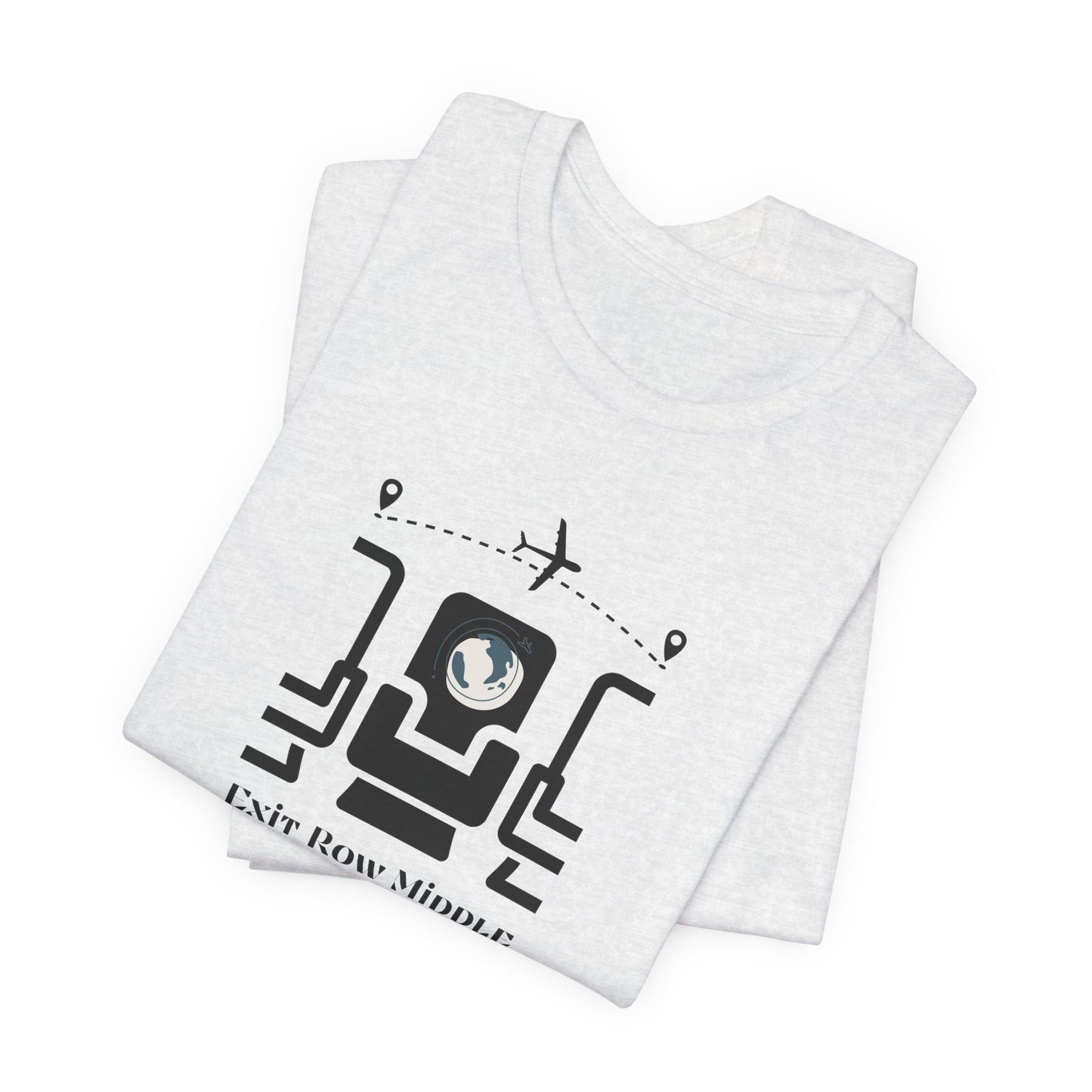 Unisex Jersey Short Sleeve Exit Row Middle Travel T-Shirt