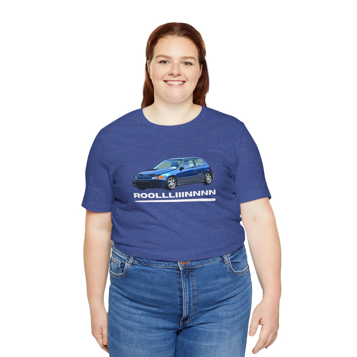 Unisex Jersey Short Sleeve Rolllllin Civic Hatchback Appreciation T-Shirt