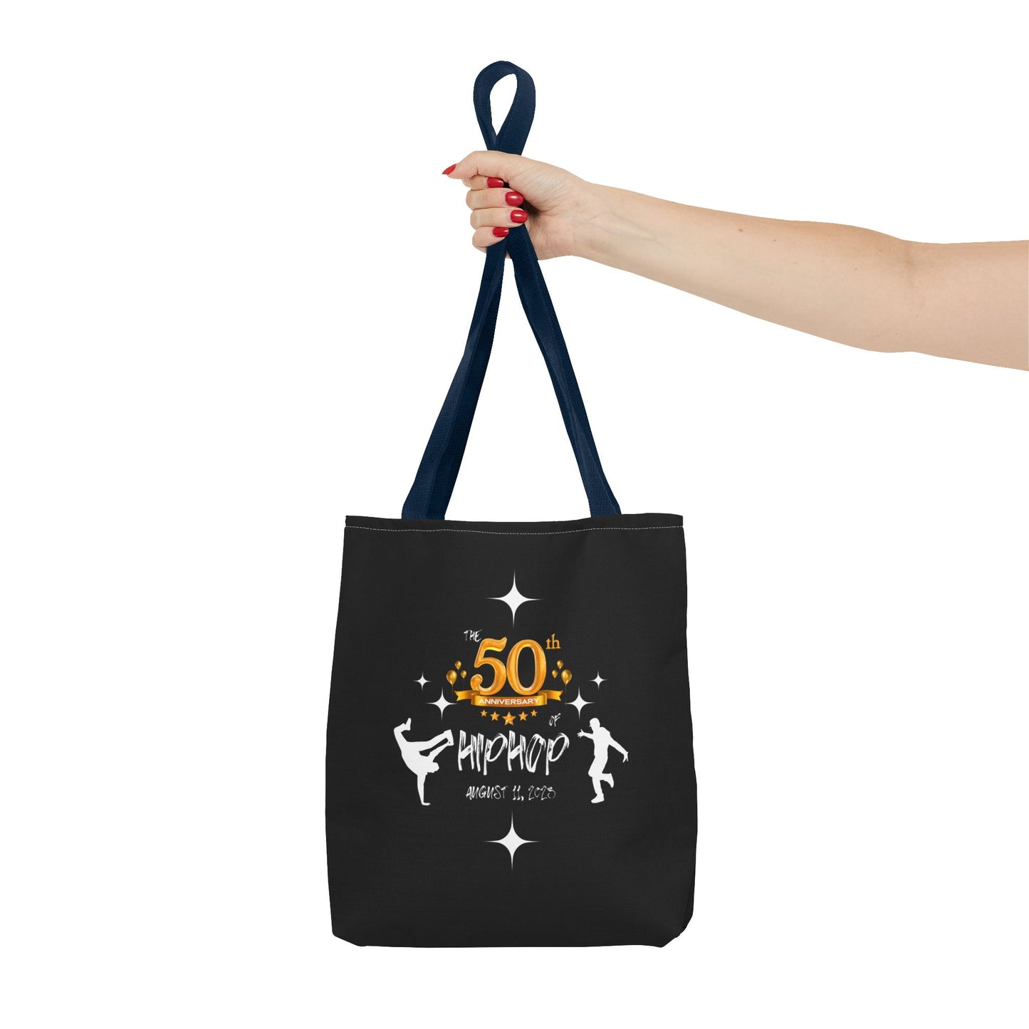 Unisex 50th Anniversary of HipHop August 11, 2023 Commemorative Tote Bag HipHop Anniversary Tote Music Fan Tote Bag Gift For DJ Music Lover