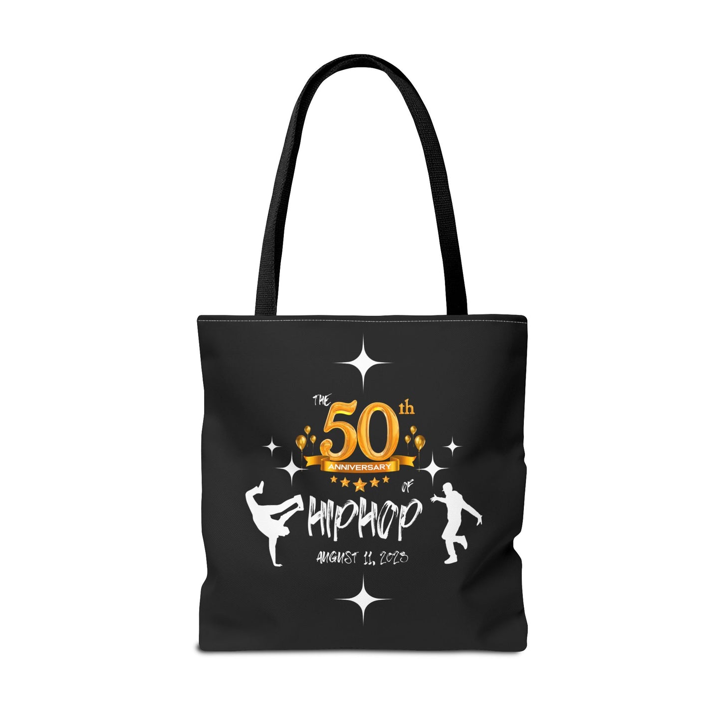 Unisex 50th Anniversary of HipHop August 11, 2023 Commemorative Tote Bag HipHop Anniversary Tote Music Fan Tote Bag Gift For DJ Music Lover