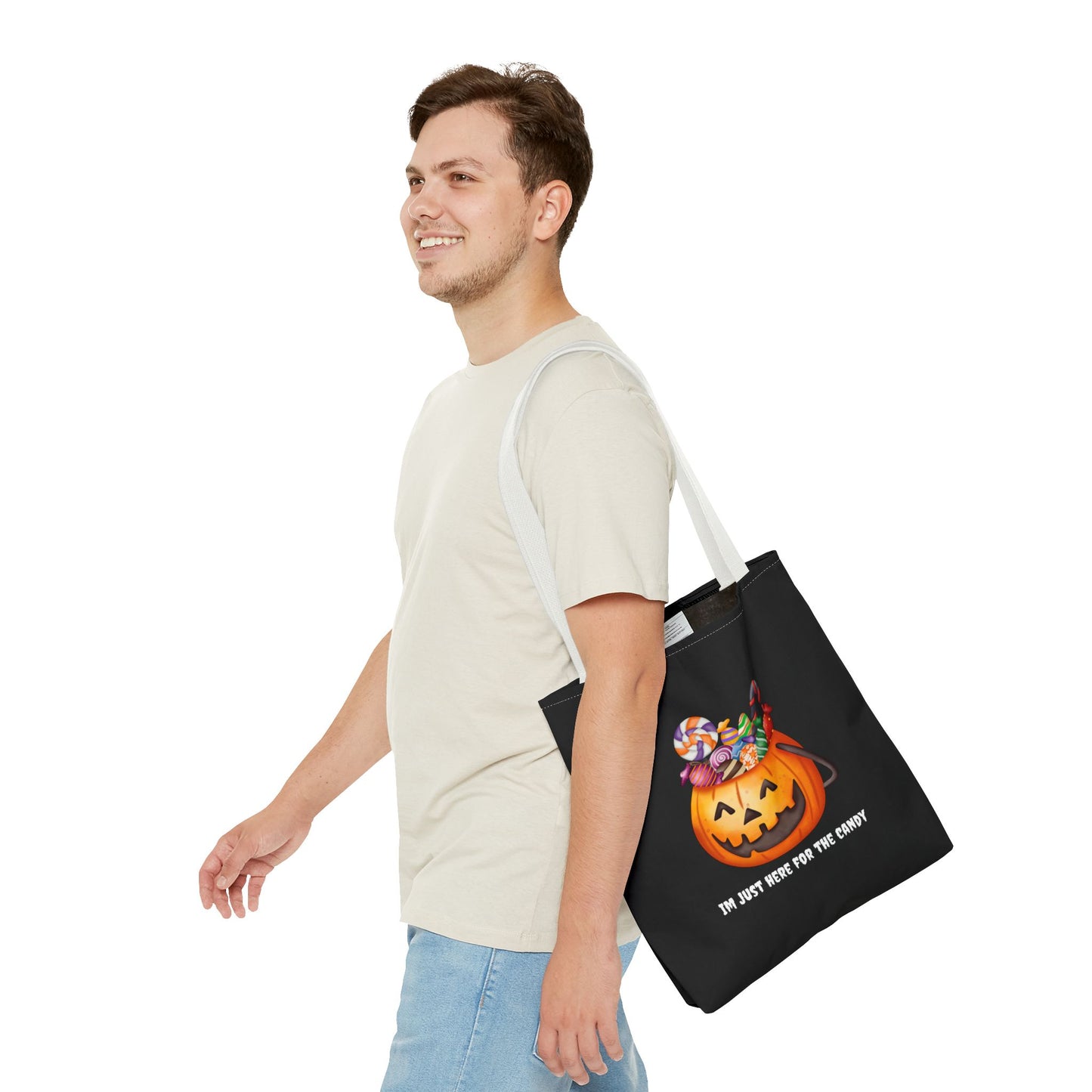 Cute  Pumpkin Themed Halloween Tote Bag Gift for Halloween Spooky Season Tote Trick or Treating Bag Halloween Tote Fall Bag Cute Tote Gift