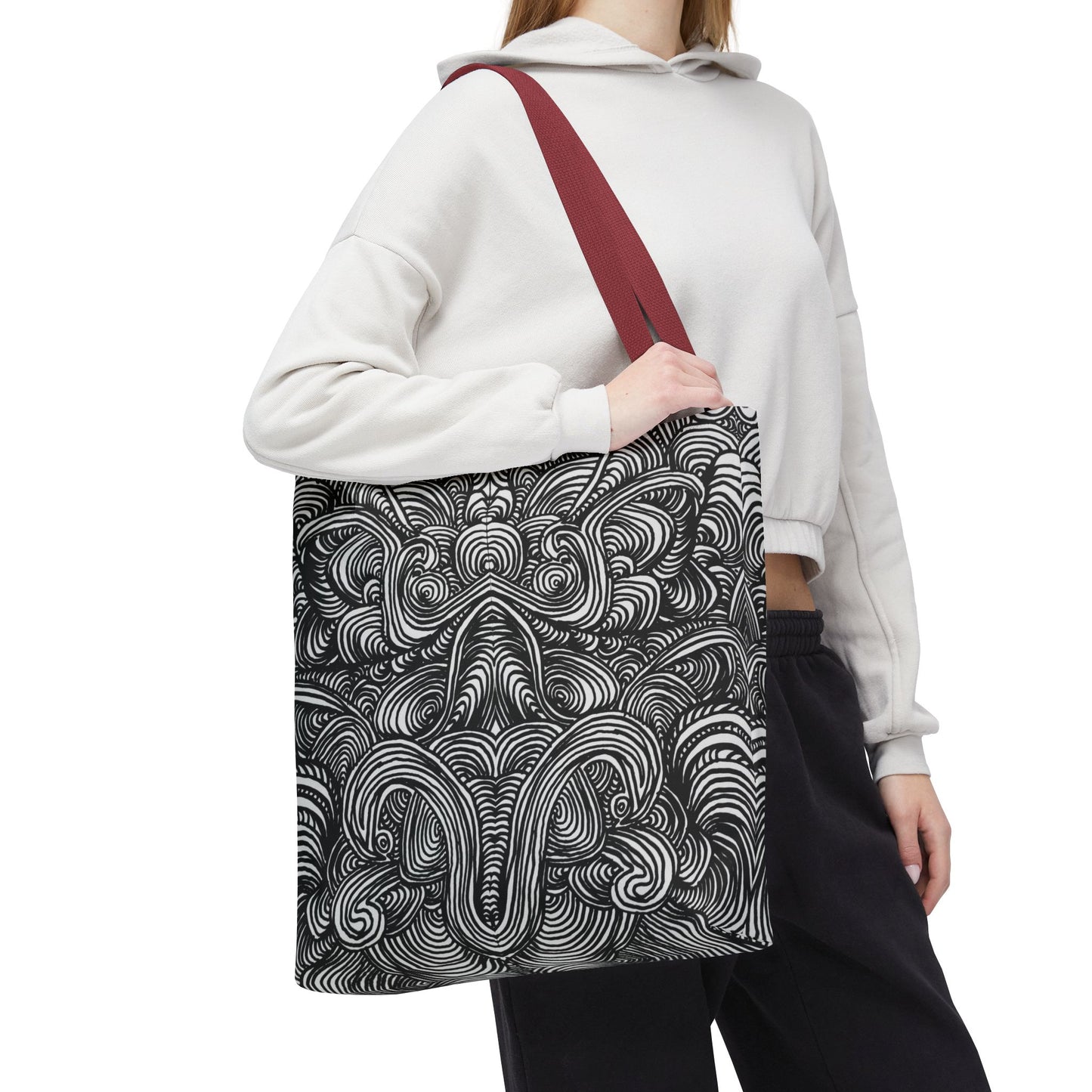 Unisex Original Line Art All Over Print Tote Bag - Mirage