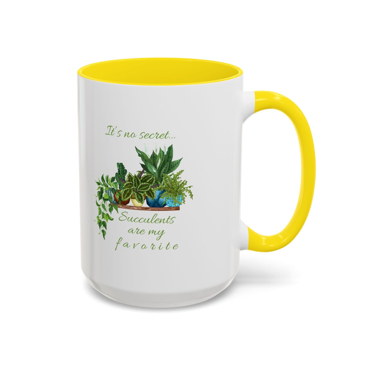 11oz/15oz Garden Themed Succulent Plant Parent Container Gardener Succulents Are My Favorite Coffee Mug