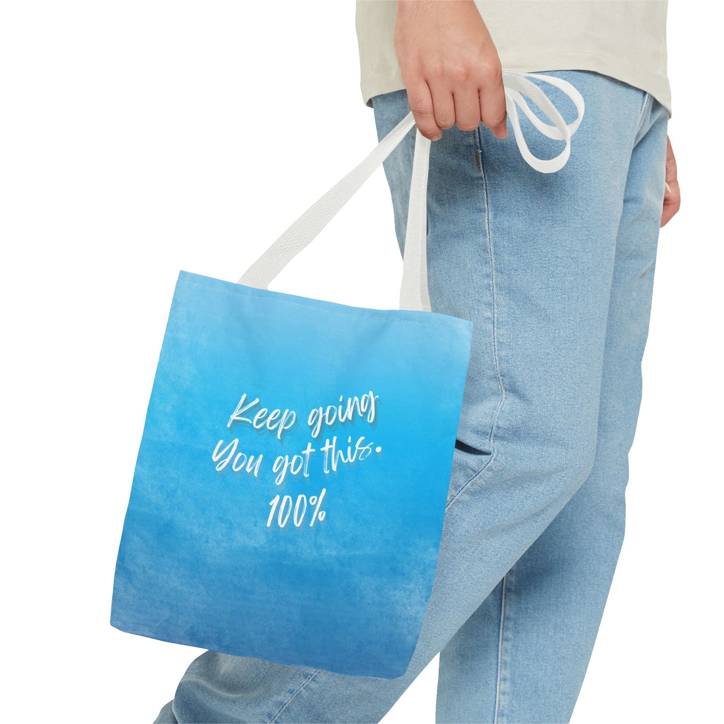 Unisex Motivational Tote Bag Words of Encouragement Mental Health Awareness Reusable Tote Bag