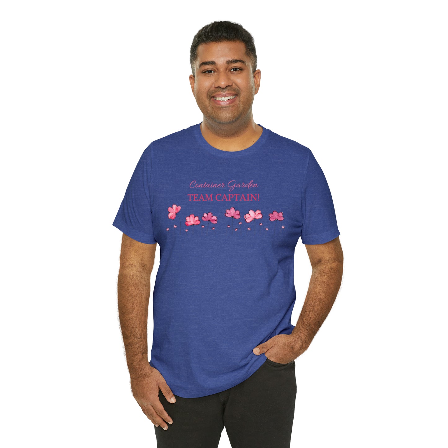 Unisex Gardening Shirt, Container Garden Team Captain T-Shirt