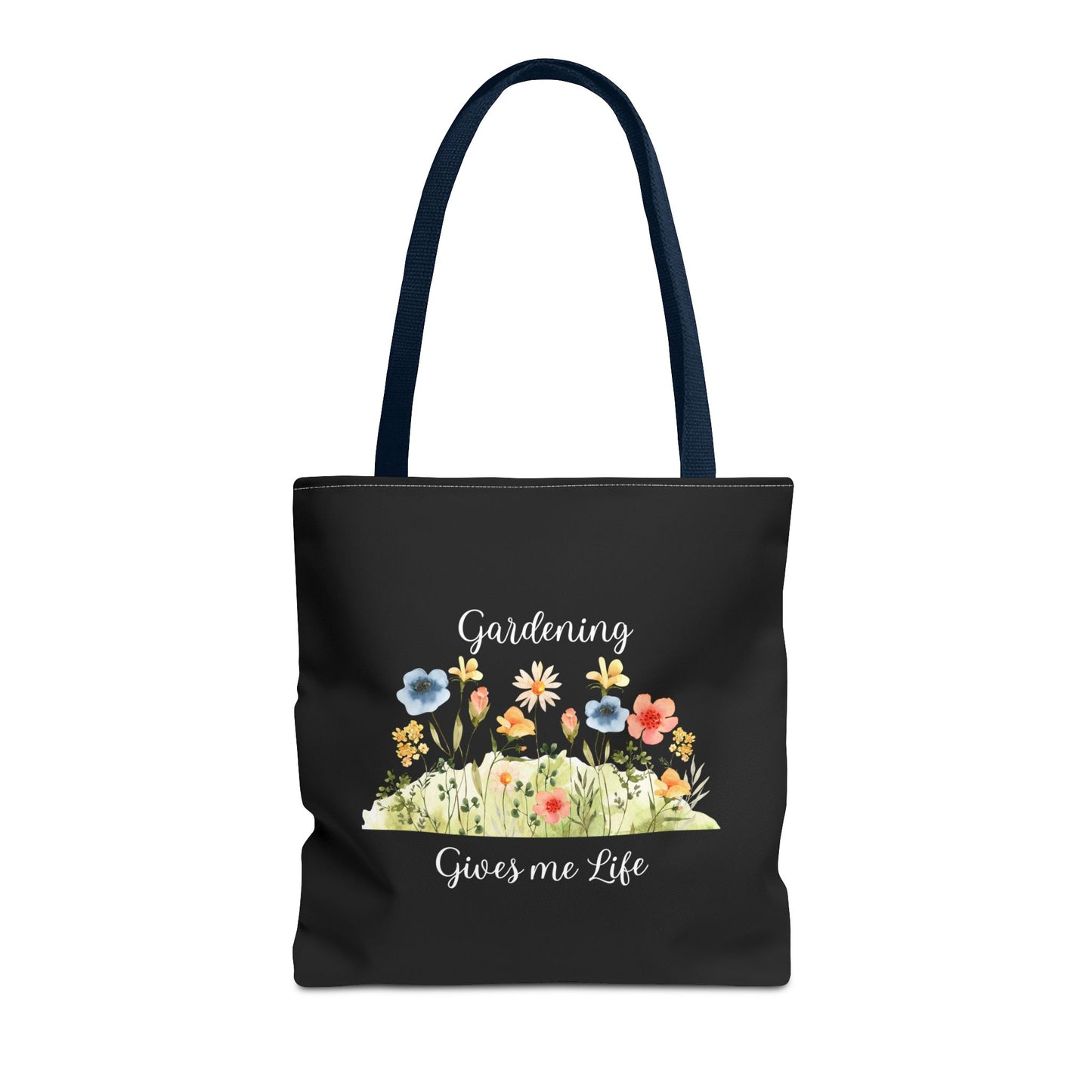 Unisex Gardening Gives Me Life Tote Bag - Black