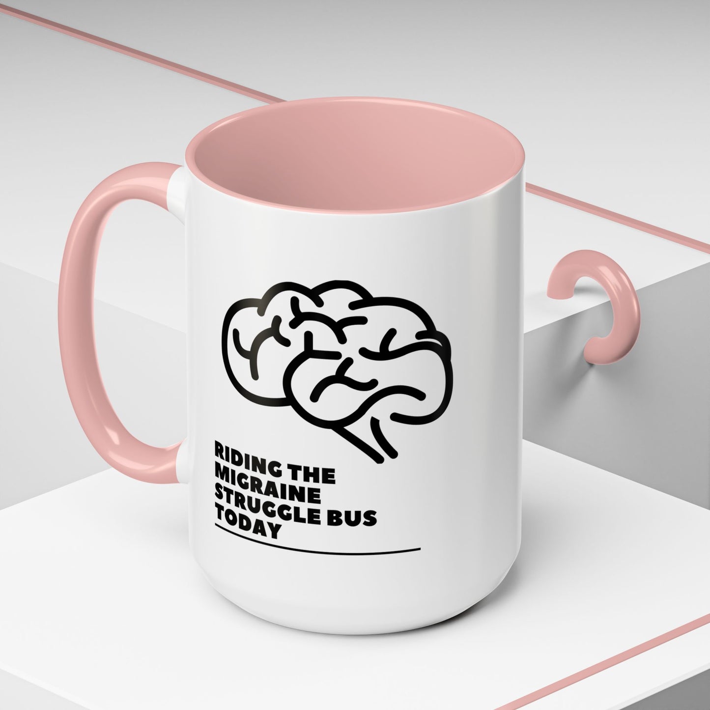 11oz/15oz Migraine Day Invisible Illness Warrior Riding The Migraine Struggle Bus Coffee Mug