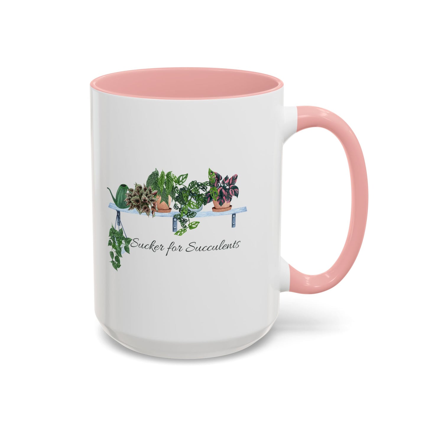 11oz/15oz Garden Themed Coffee Mug Sucker for Succulents