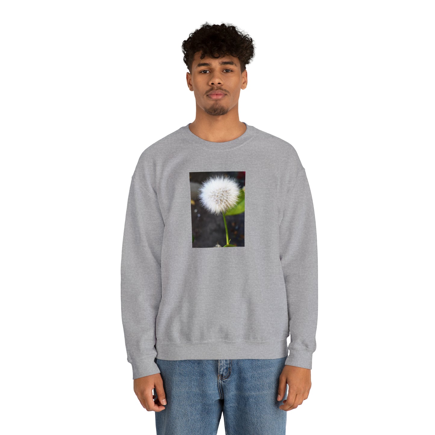Unisex Dandelion Printed Gardening Sweater