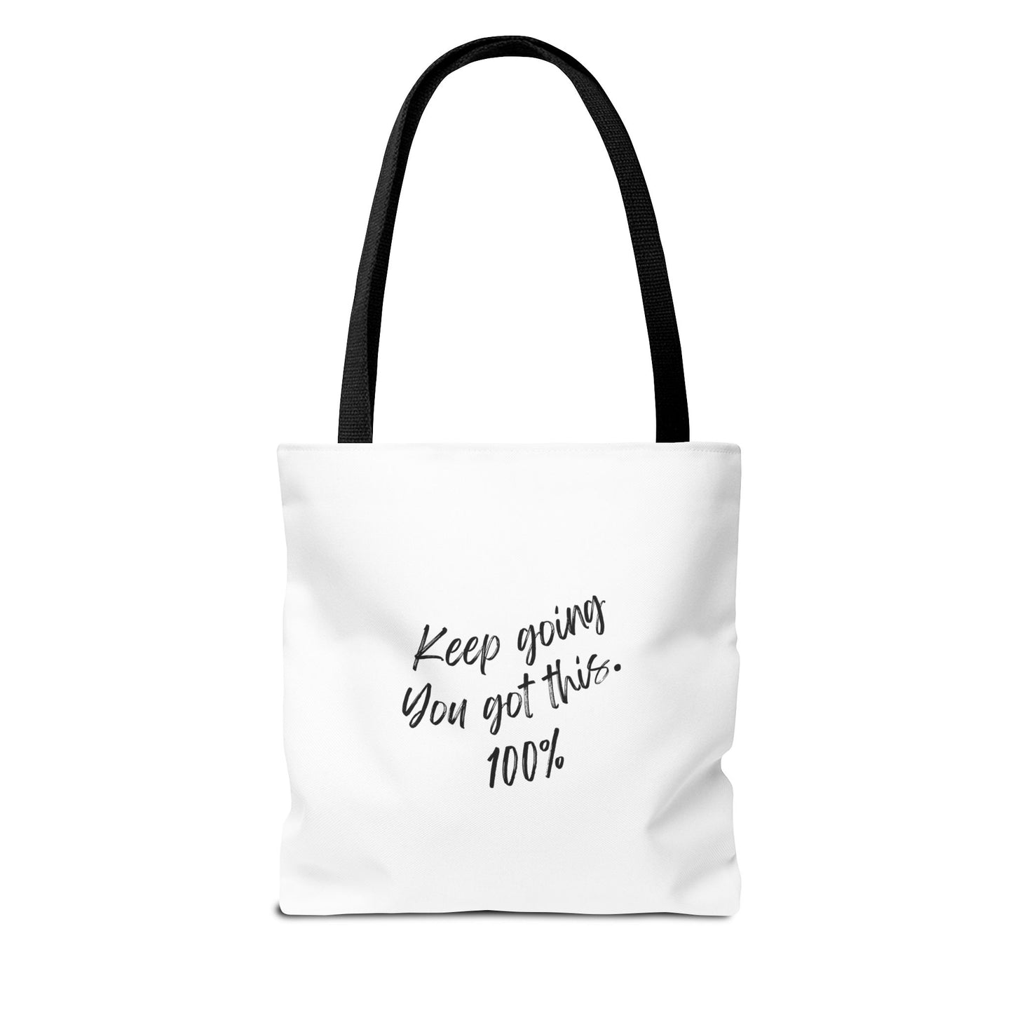 Unisex Positive Motivational Words of Encouragement Mental Health Awareness Reusable Tote Bag