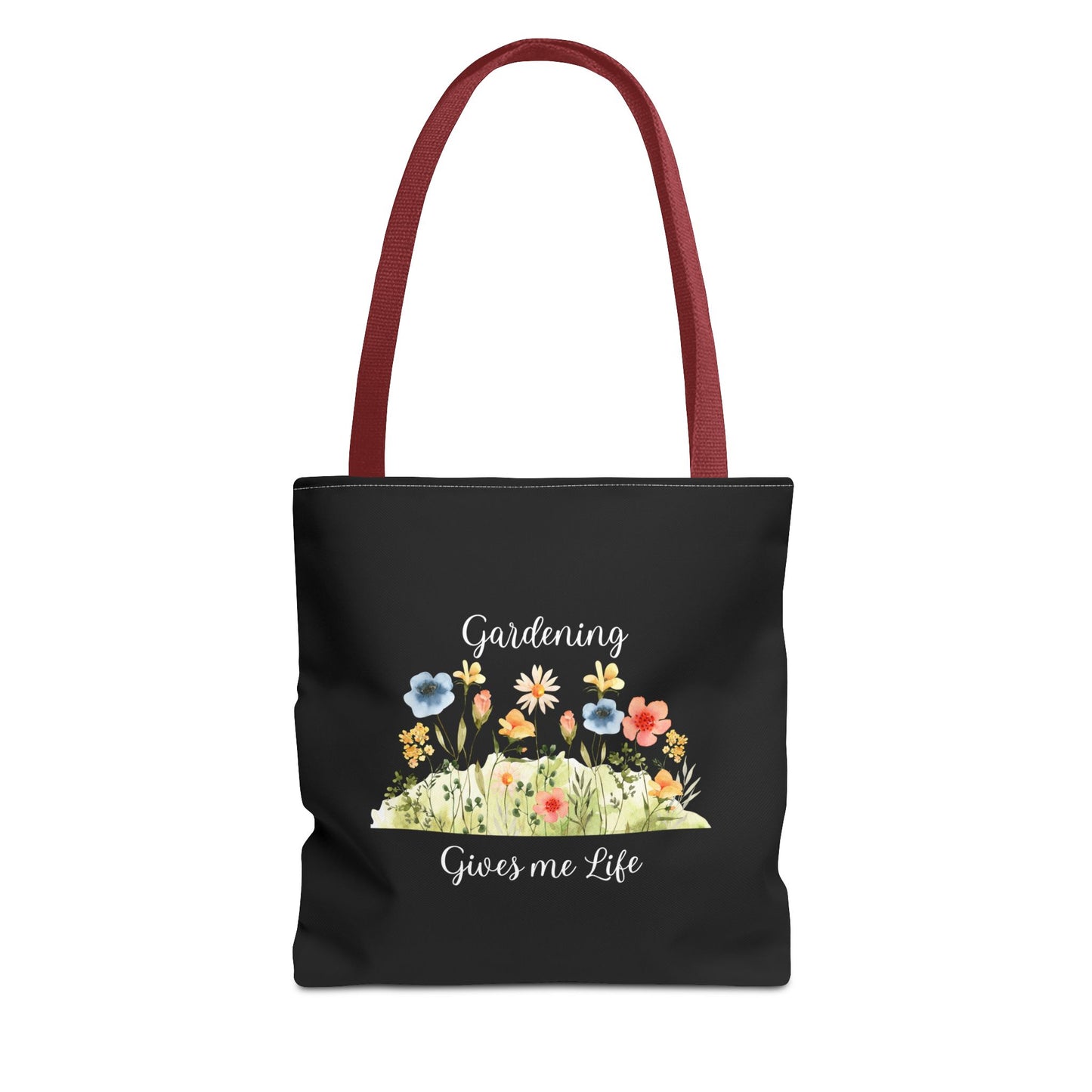 Unisex Gardening Gives Me Life Tote Bag - Black