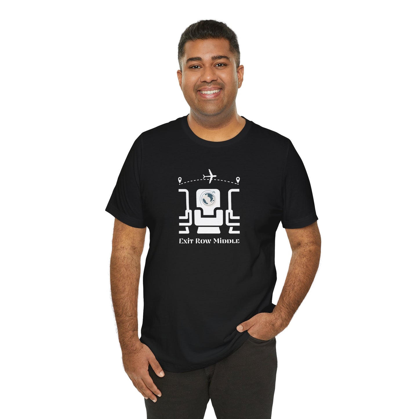 Unisex Jersey Short Sleeve Exit Row Middle Travel T-Shirt