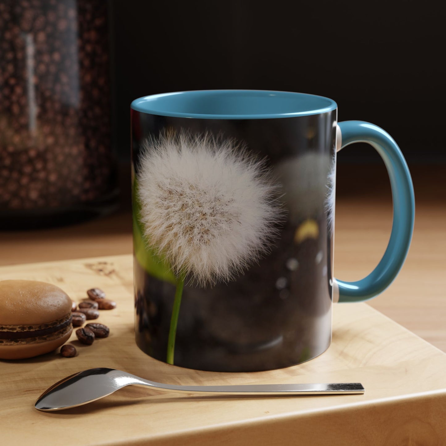 11oz/15oz Garden Themed Dandelion Flower Coffee Mug
