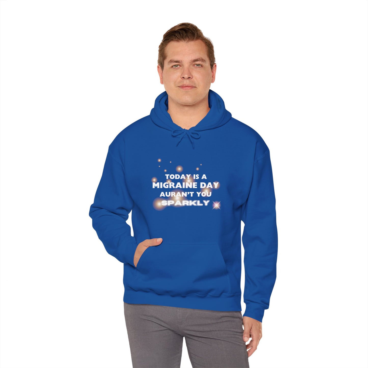 Unisex Heavy Blend™ Migraine Day Hooded Sweatshirt
