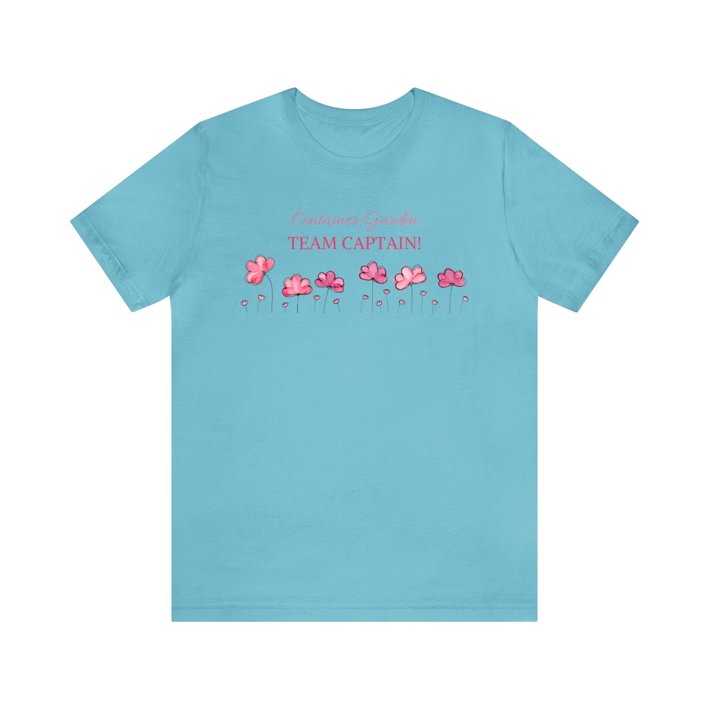Unisex Gardening Shirt, Container Garden Team Captain T-Shirt