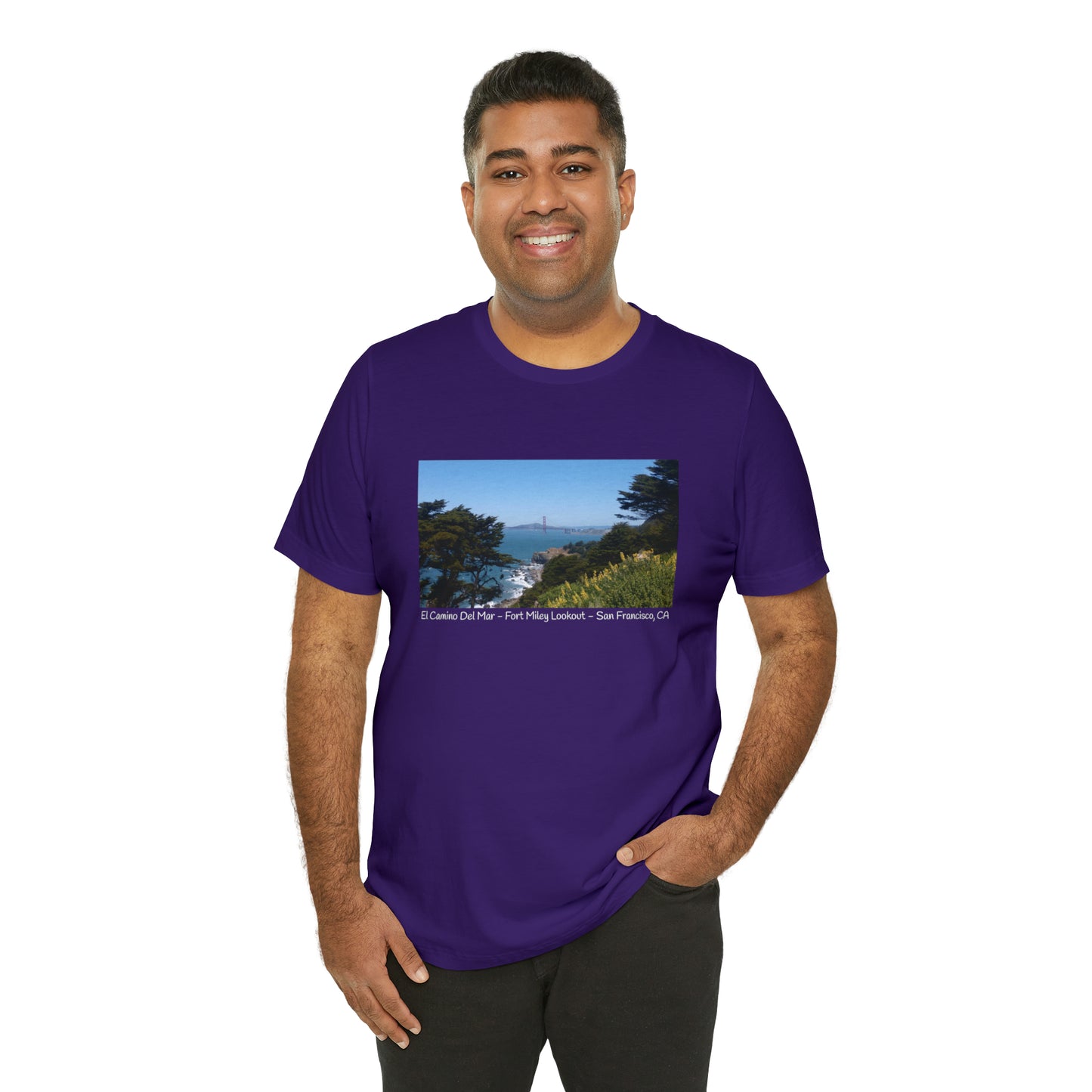 Unisex Jersey Short Sleeve El Camino Del Mar, San Francisco, California