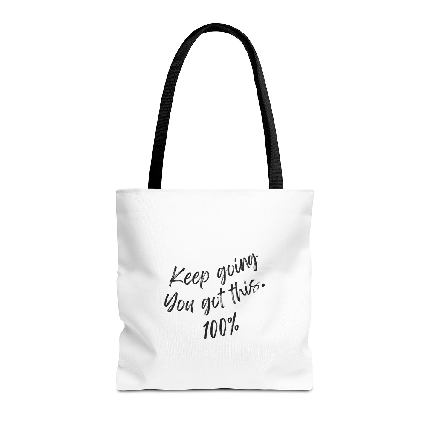 Unisex Positive Motivational Words of Encouragement Mental Health Awareness Reusable Tote Bag