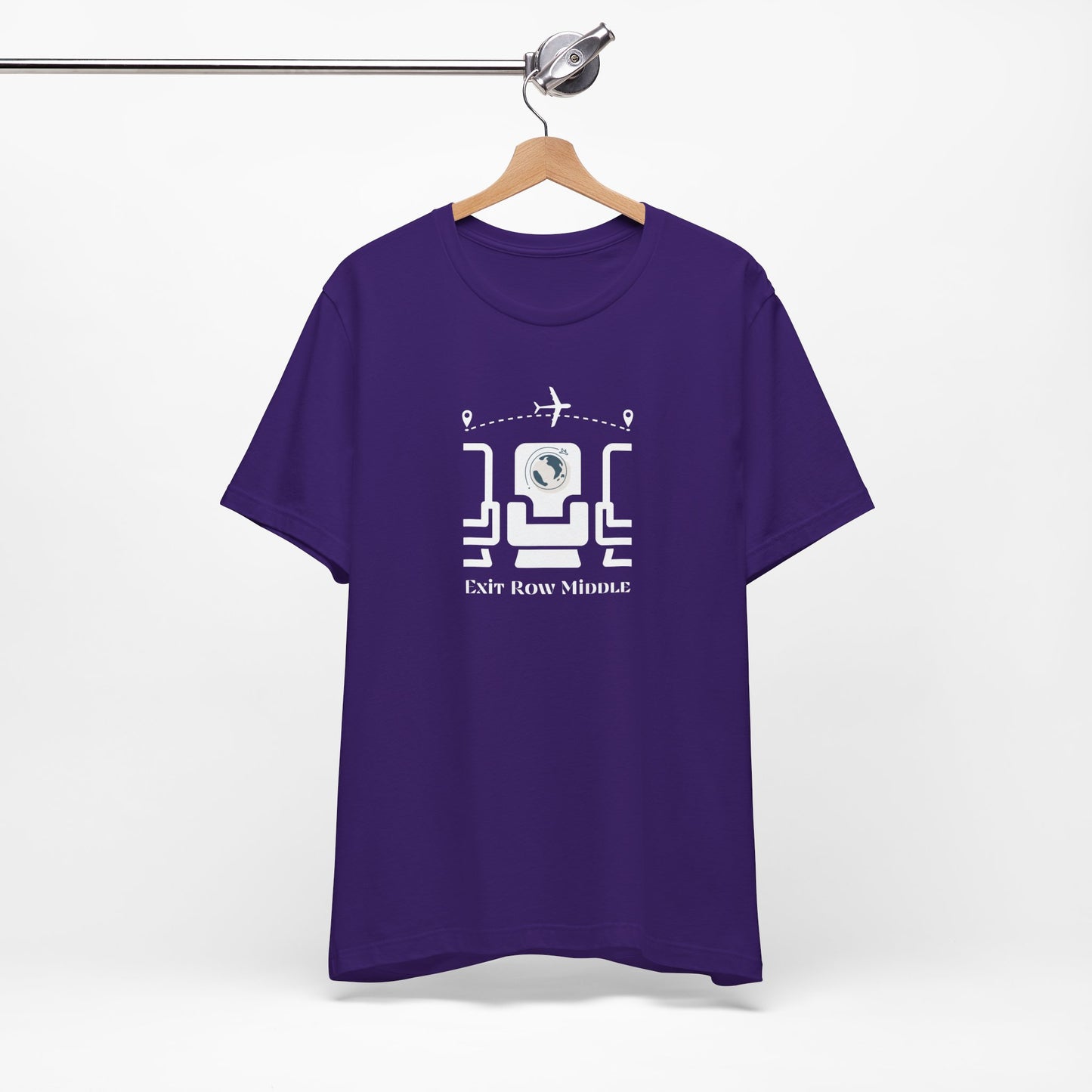 Unisex Jersey Short Sleeve Exit Row Middle Travel T-Shirt