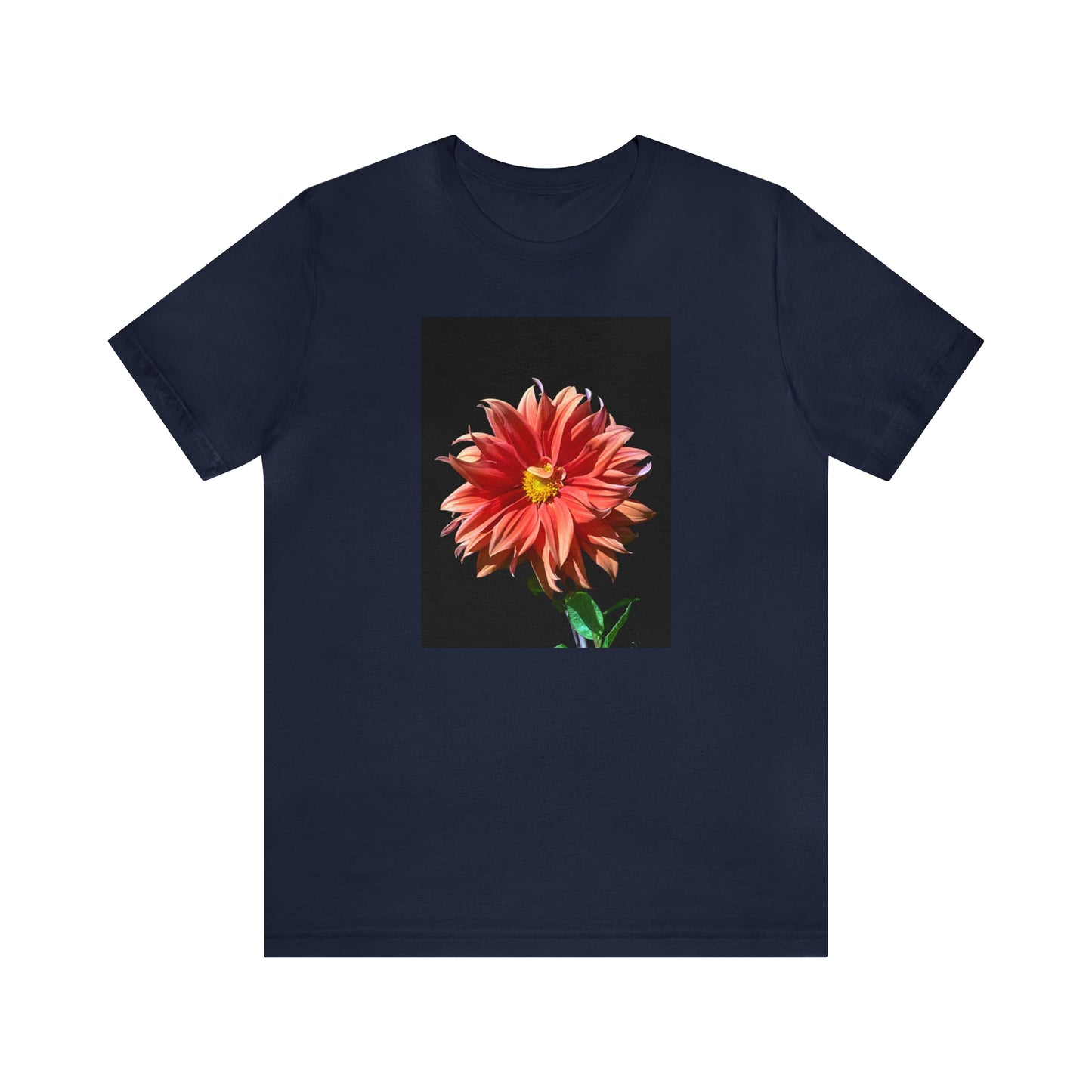 Unisex Jersey Short Sleeve Dahlia Flower T-Shirt