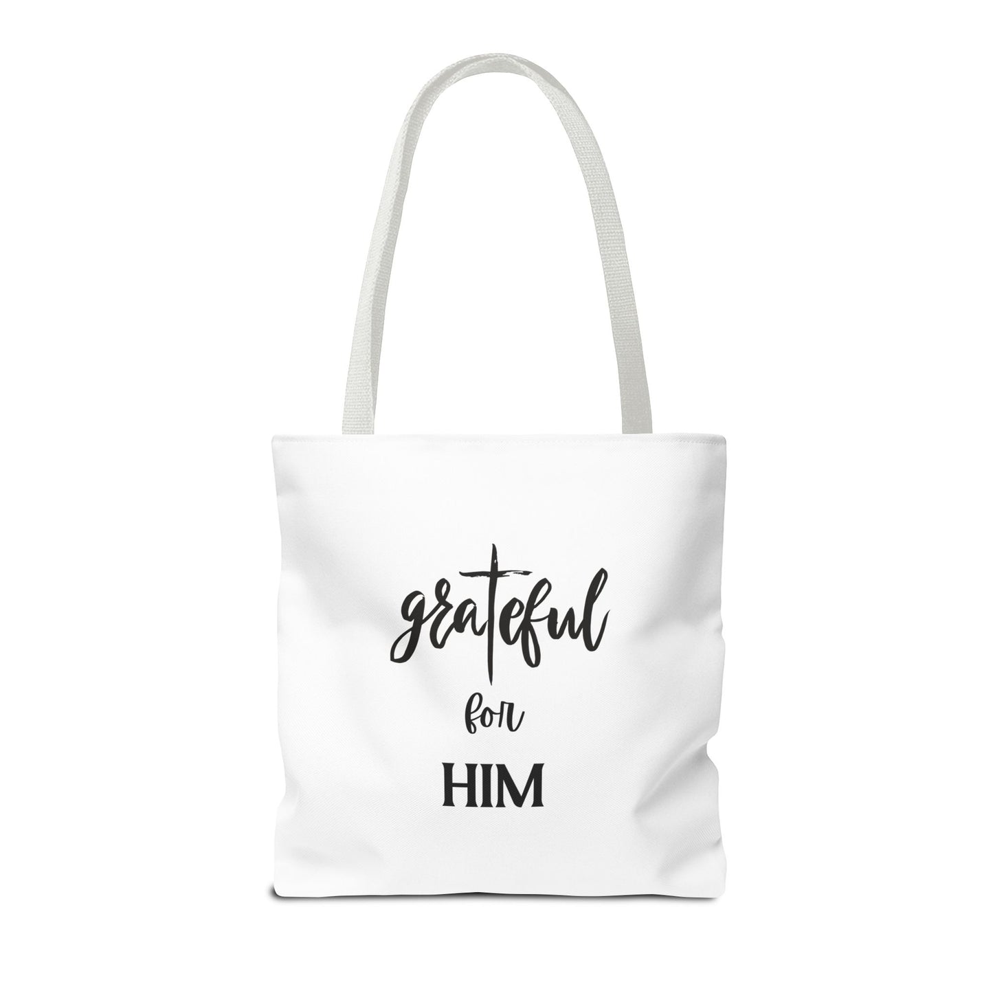 Unisex GraTeful For Him Faith Bible Study Reusable Lunch Bag Everyday Carry Tote Bag
