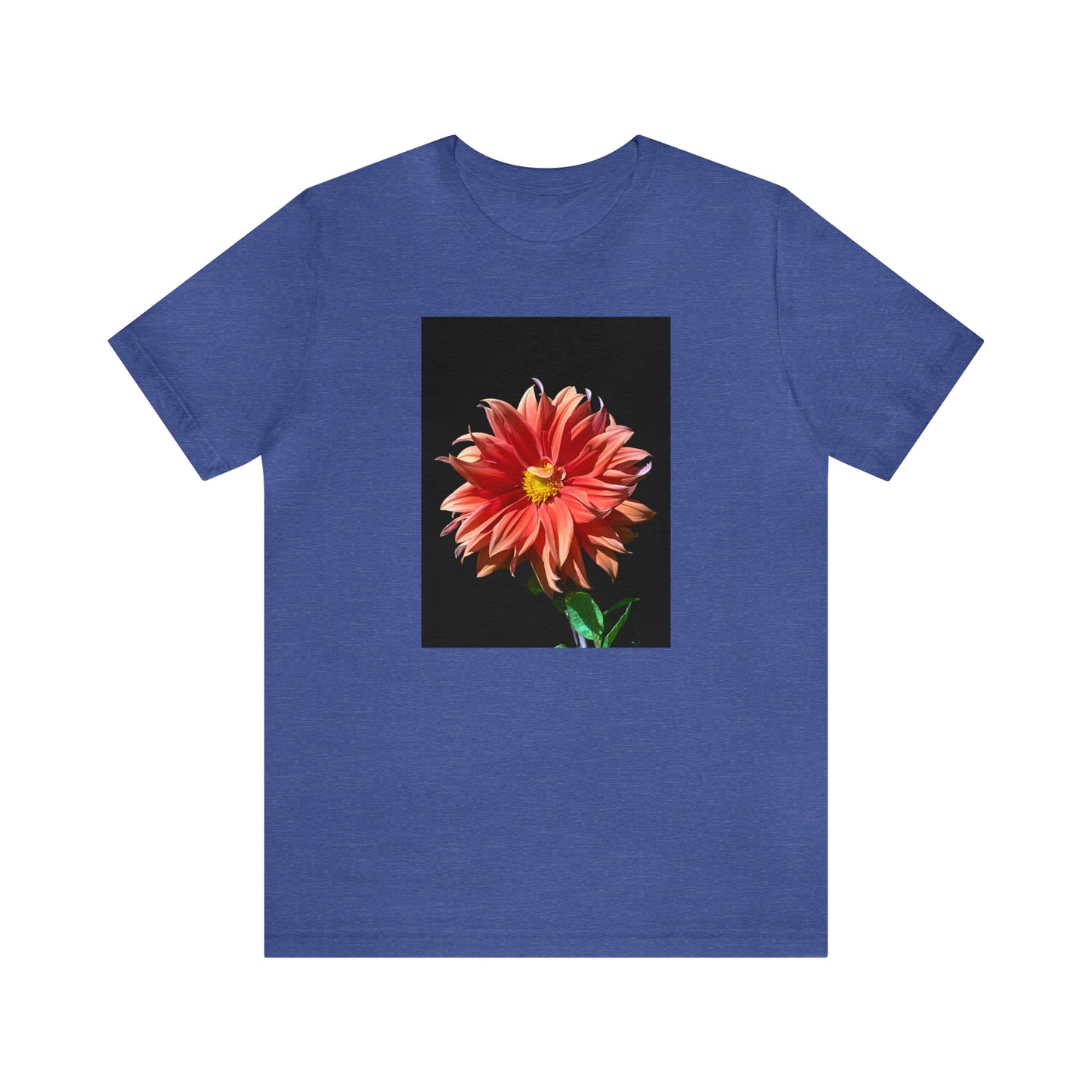 Unisex Jersey Short Sleeve Dahlia Flower T-Shirt