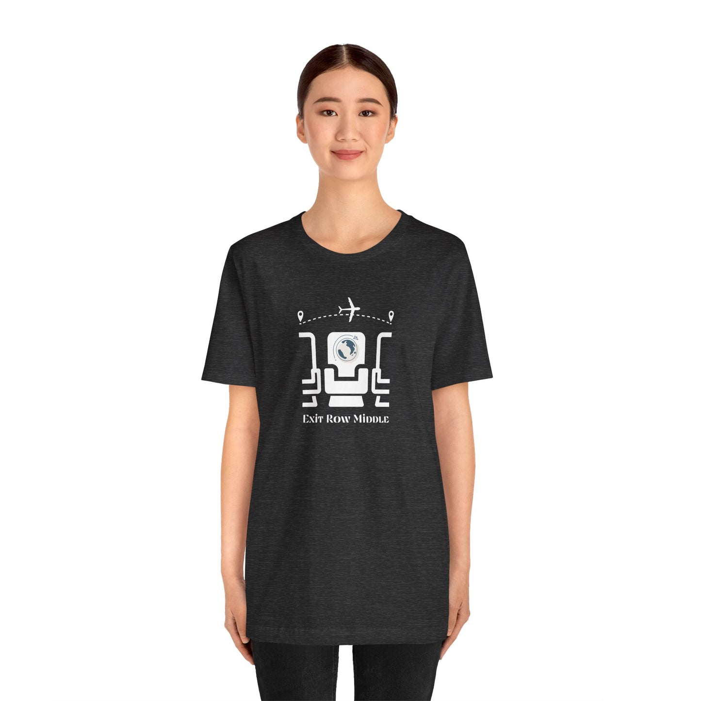 Unisex Jersey Short Sleeve Exit Row Middle Travel T-Shirt