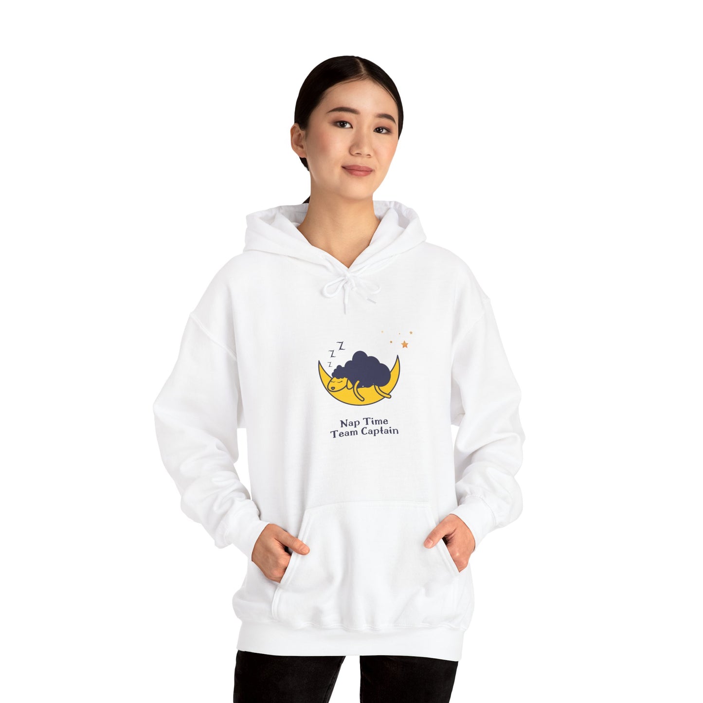 Unisex Heavy Blend™ Nap Time Team Captain Hooded Sweatshirt