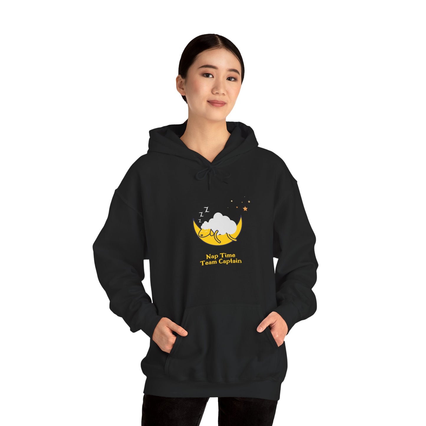 Unisex Heavy Blend™ Nap Time Team Captain Hooded Sweatshirt