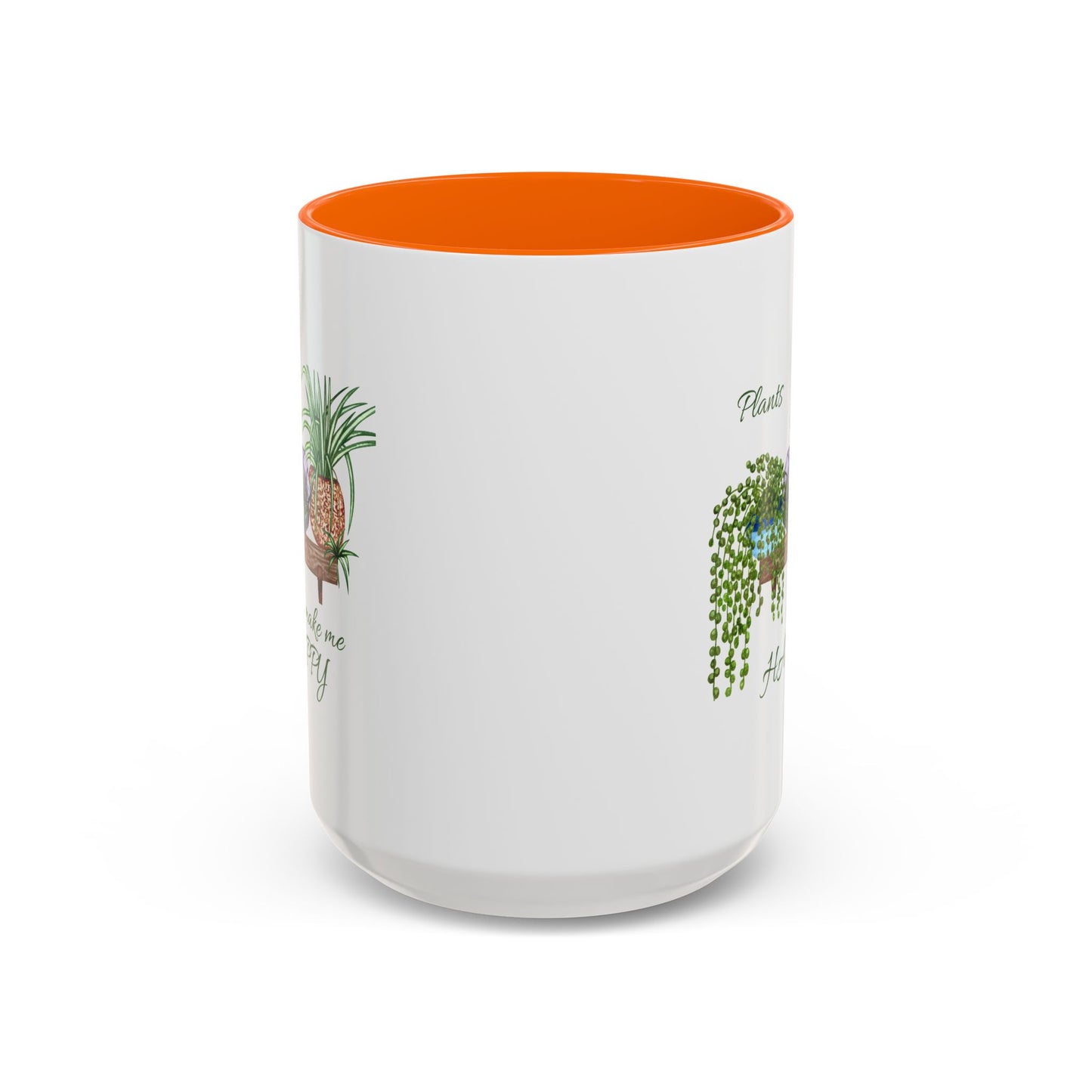 11oz/15oz Garden Themed Plants Make Me Happy Coffee Mug