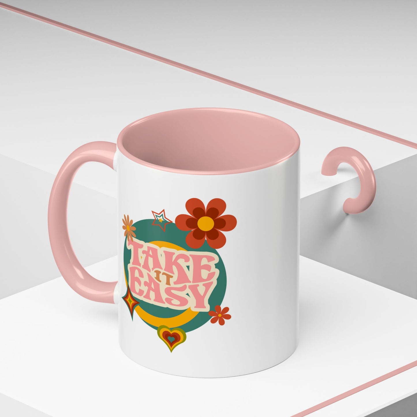 11oz/15oz Retro Vibes Take It Easy Coffee Mug