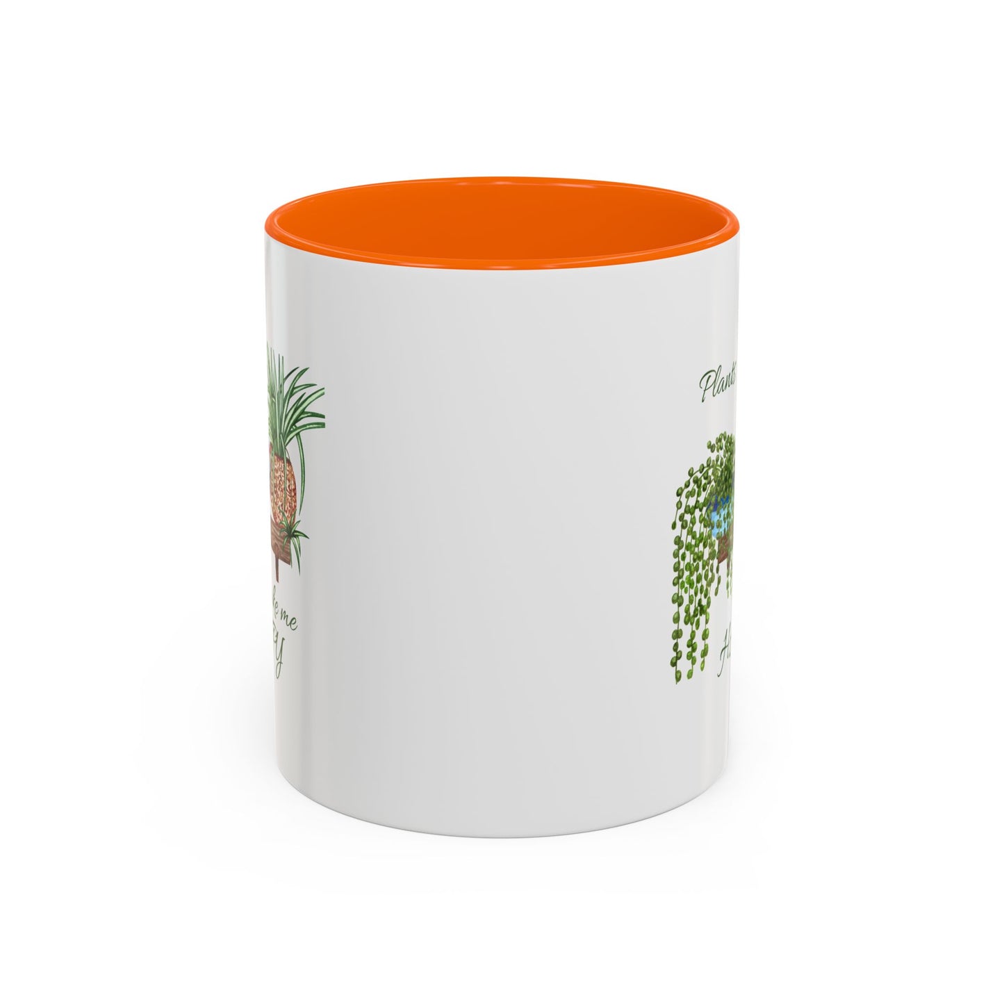 11oz/15oz Garden Themed Plants Make Me Happy Coffee Mug