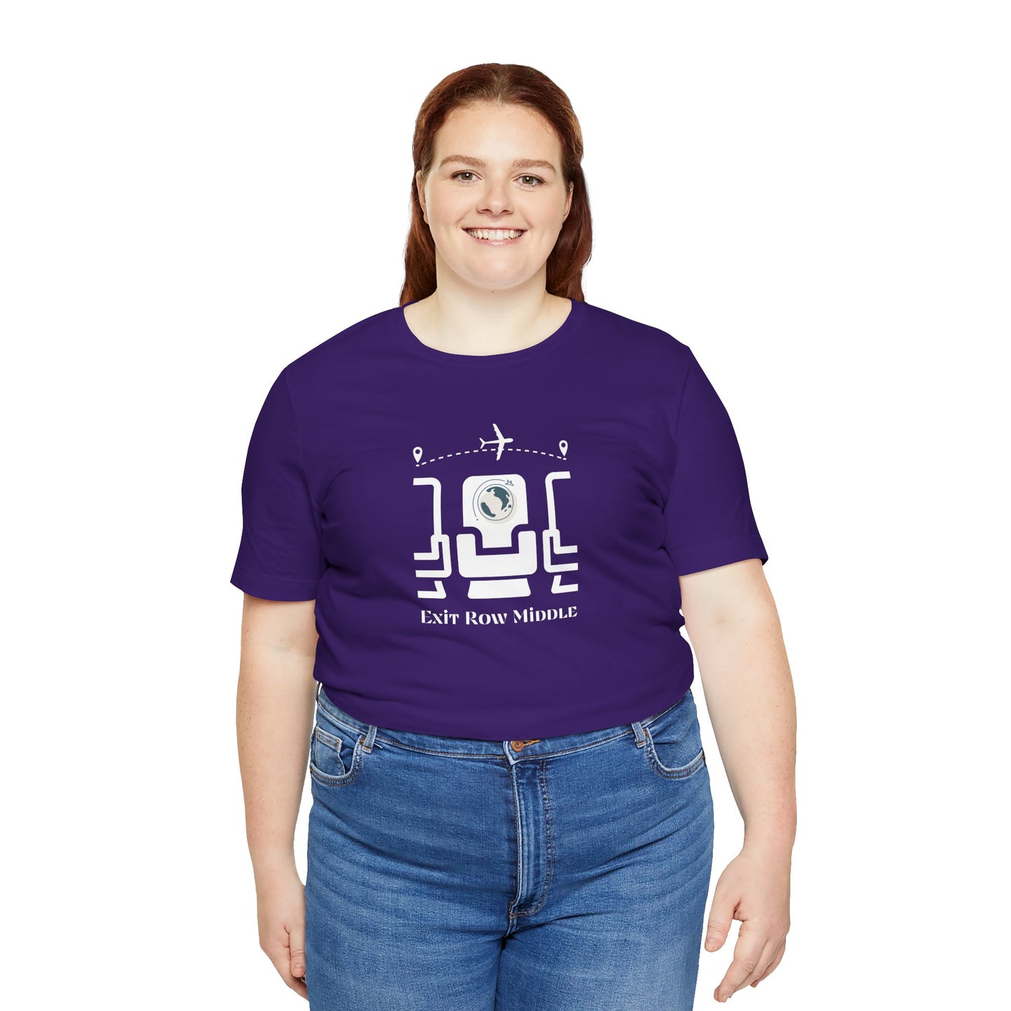 Unisex Jersey Short Sleeve Exit Row Middle Travel T-Shirt