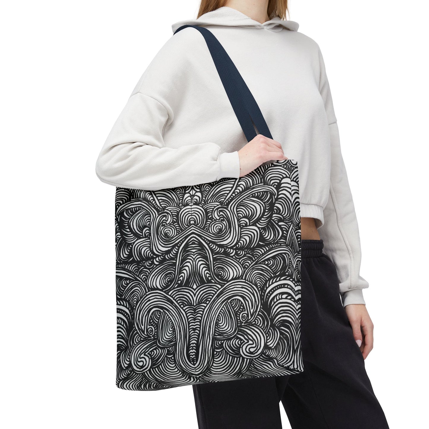 Unisex Original Line Art All Over Print Tote Bag - Mirage