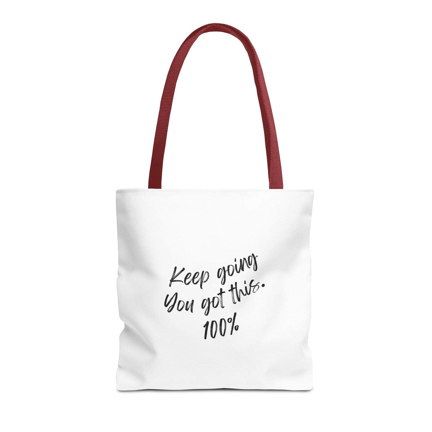 Unisex Positive Motivational Words of Encouragement Mental Health Awareness Reusable Tote Bag