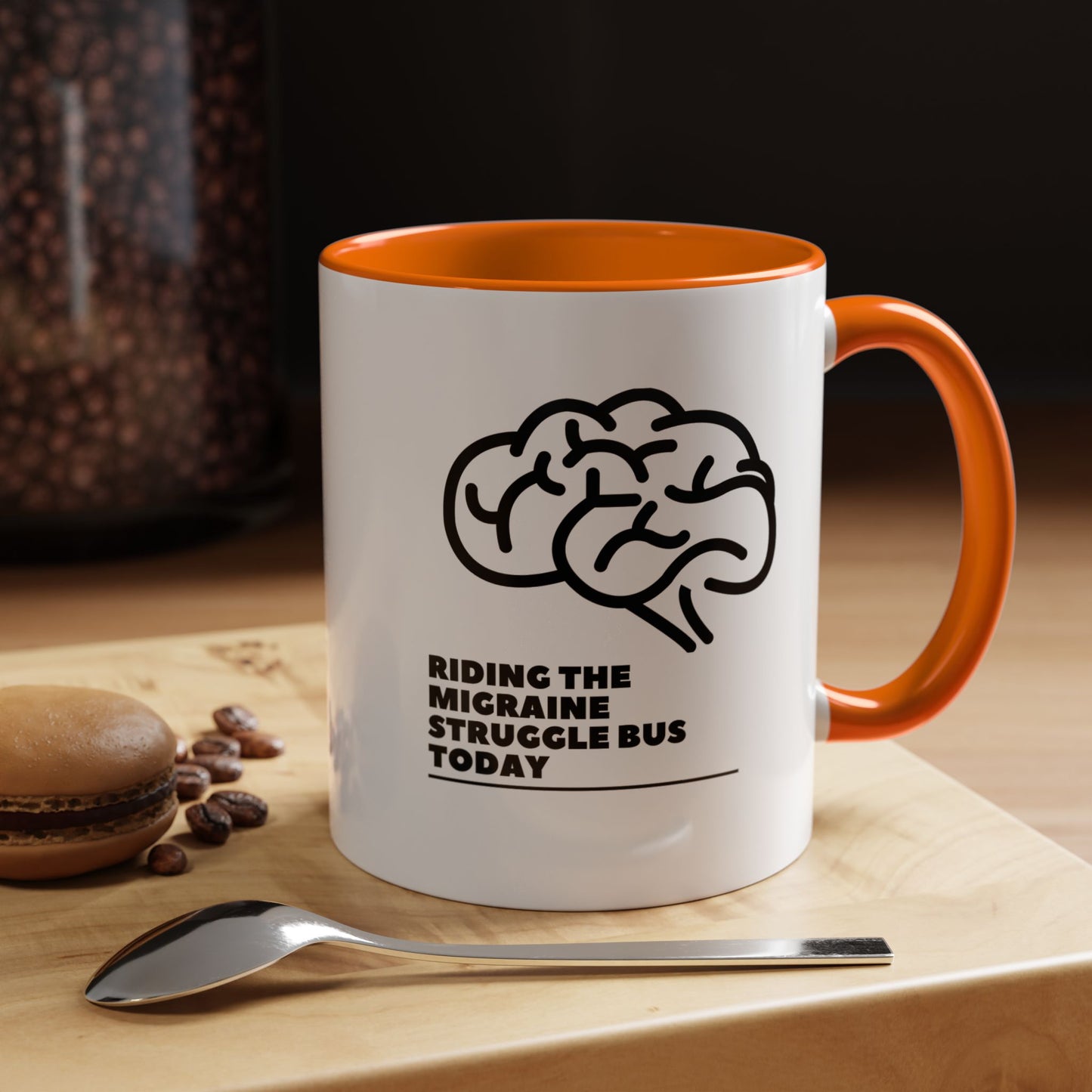 11oz/15oz Migraine Day Invisible Illness Warrior Riding The Migraine Struggle Bus Coffee Mug